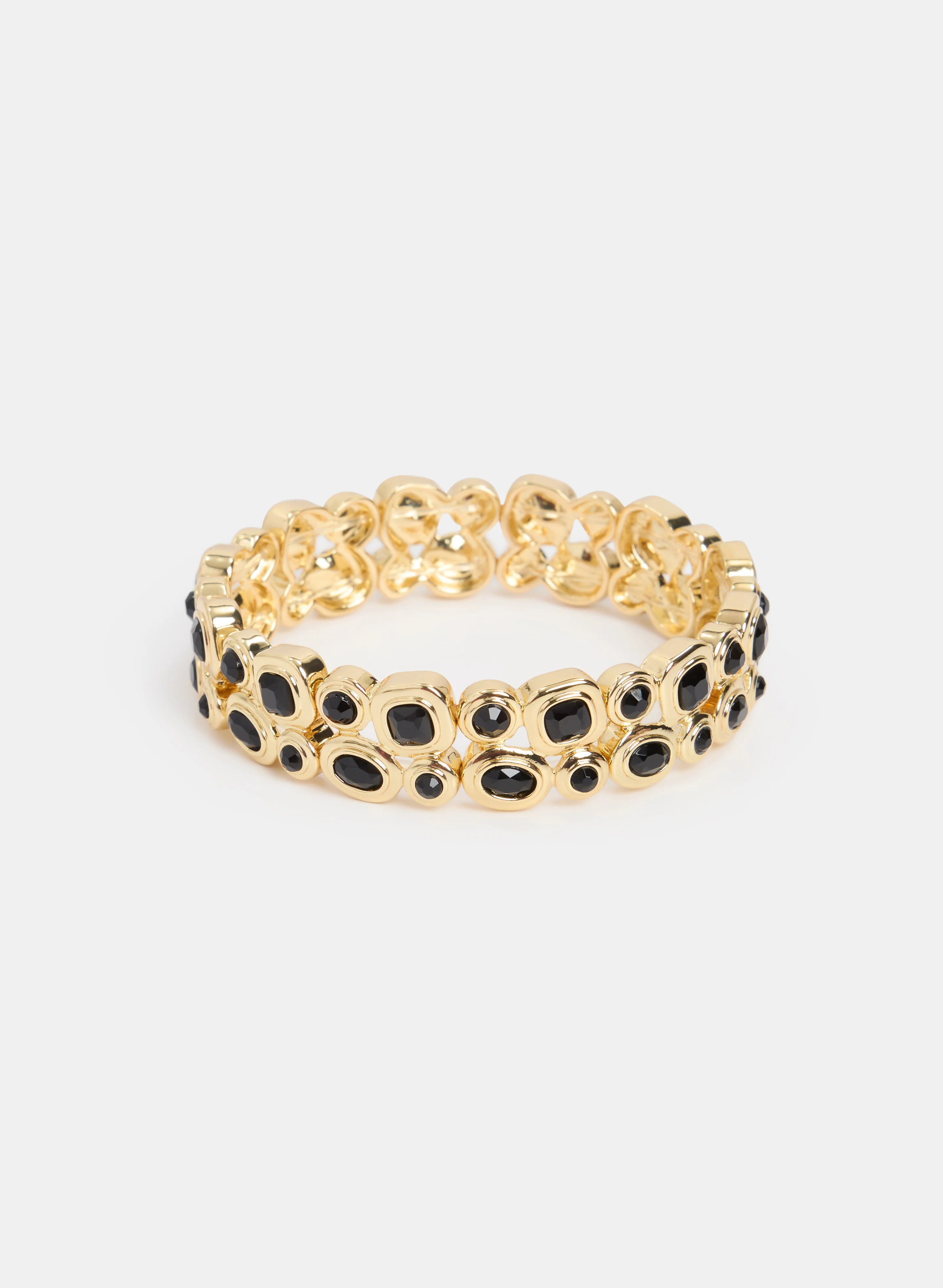 Mixed Stone Shape Bracelet - Plus