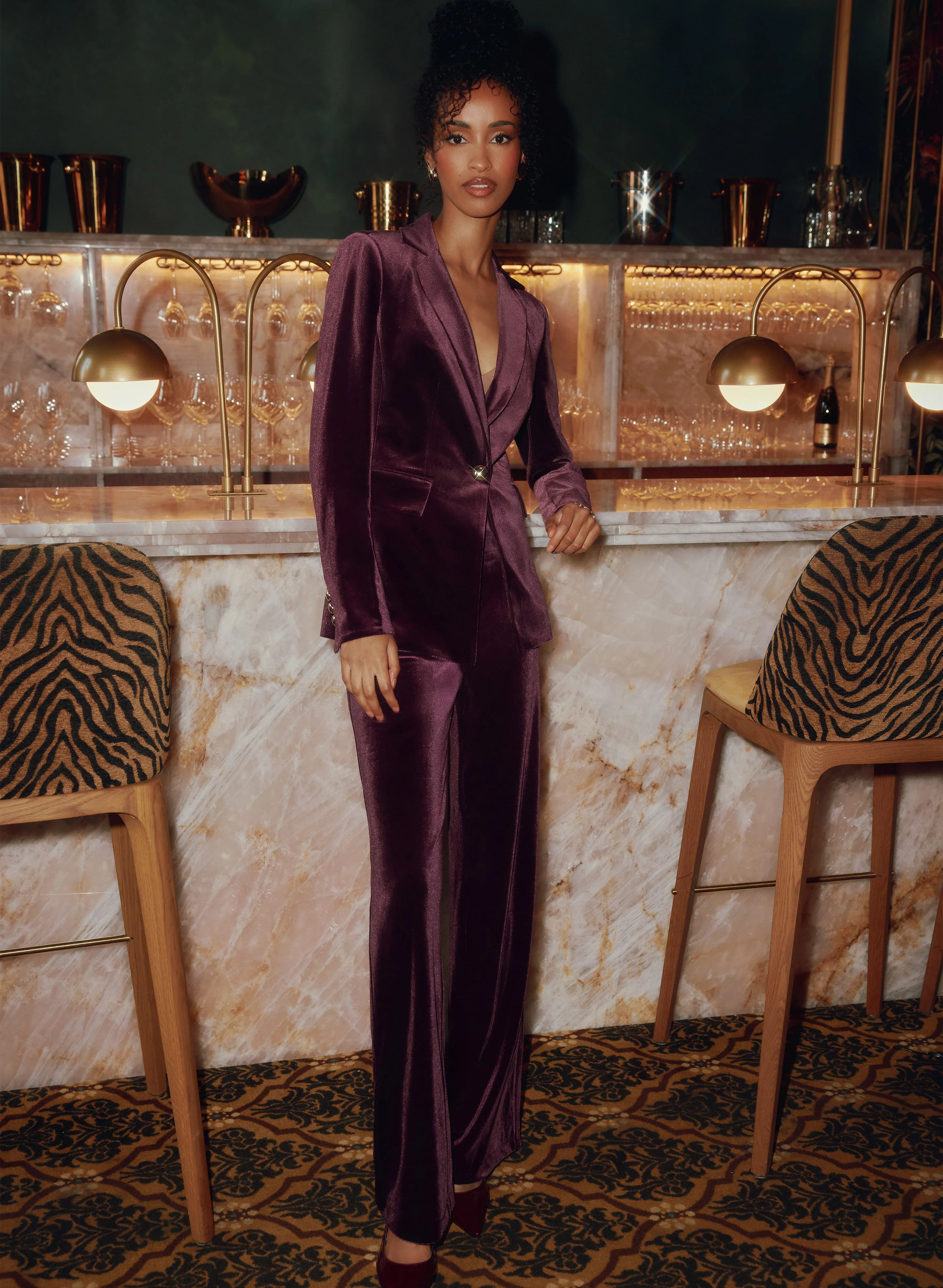 Olivia Velvet Pants - Image 3