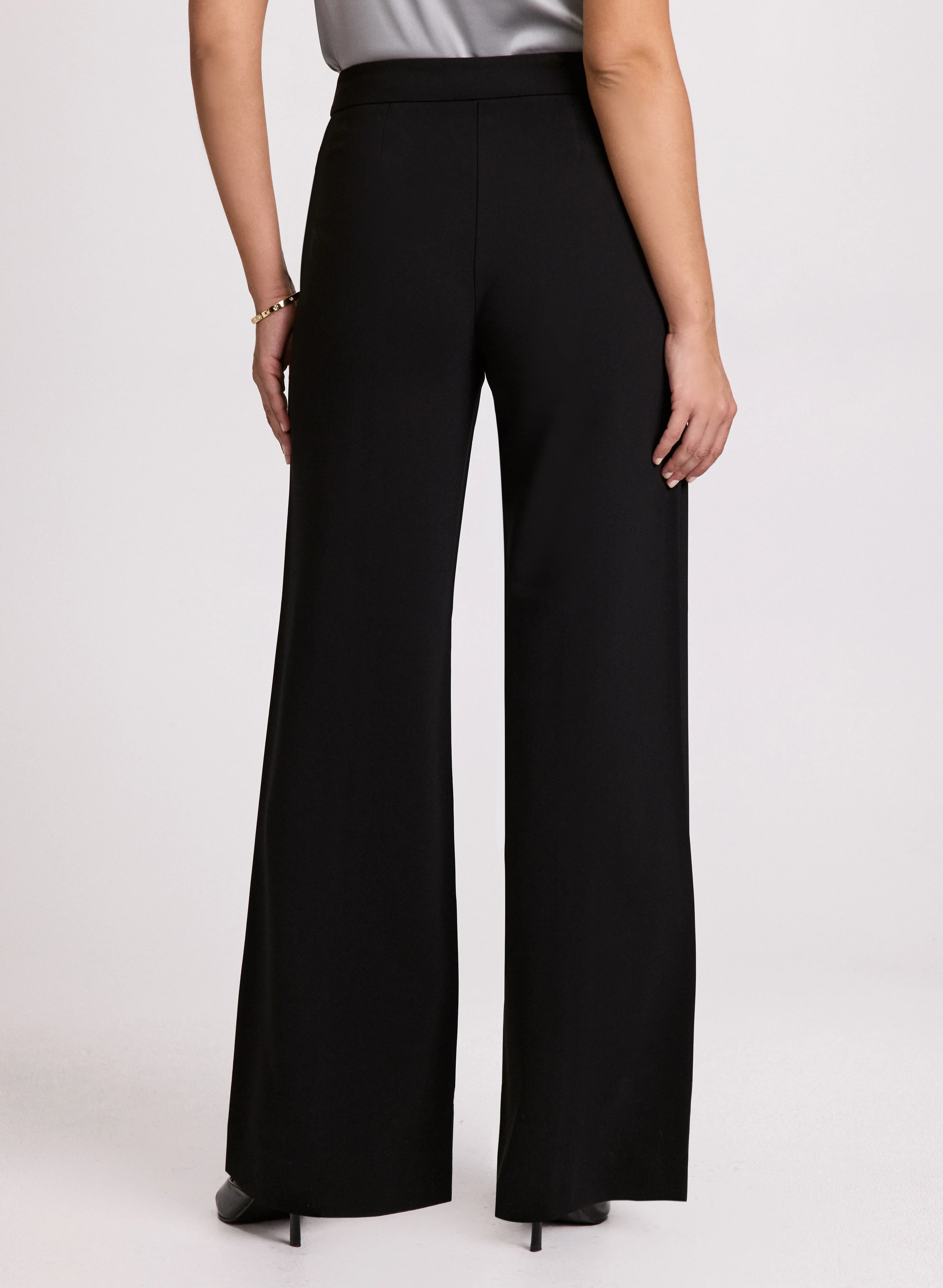 Olivia Wide-Leg Button Detail Pants - Regular - Image 2