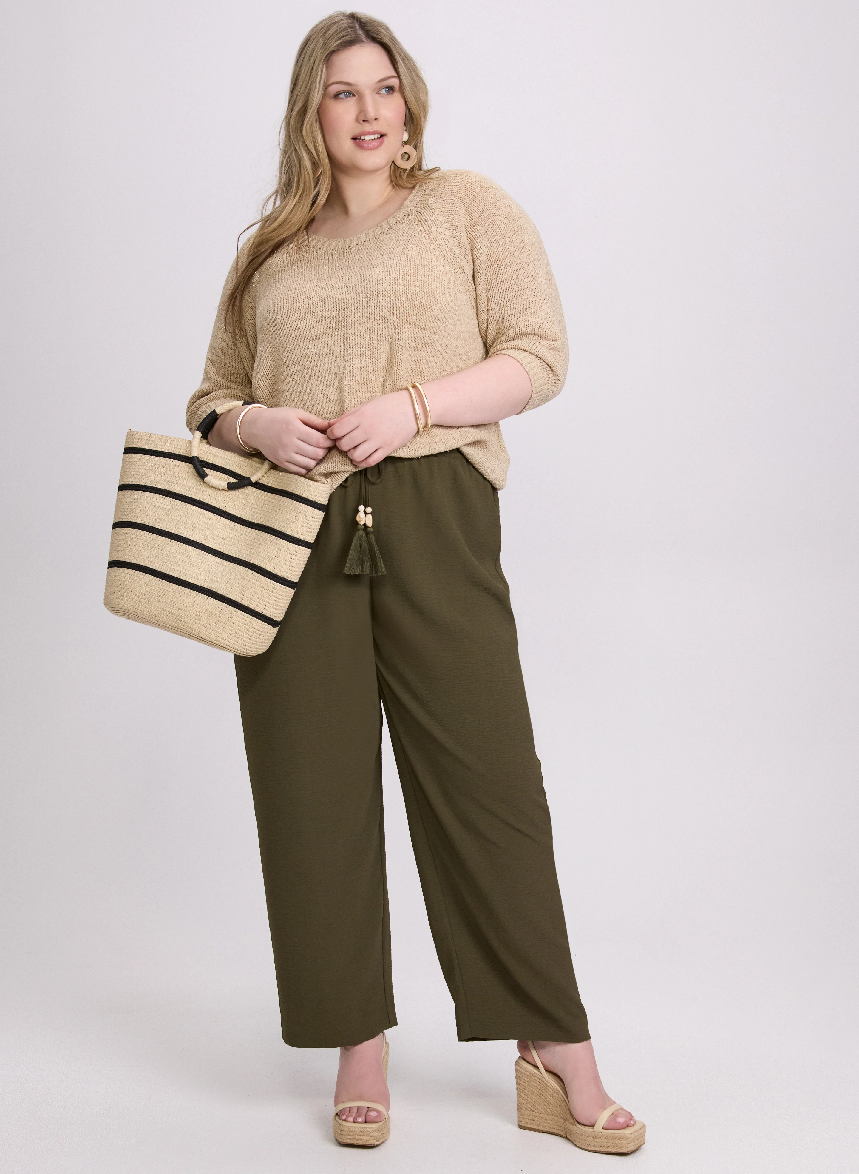 Olivia Crinkled Wide-Leg Pants - Image 3
