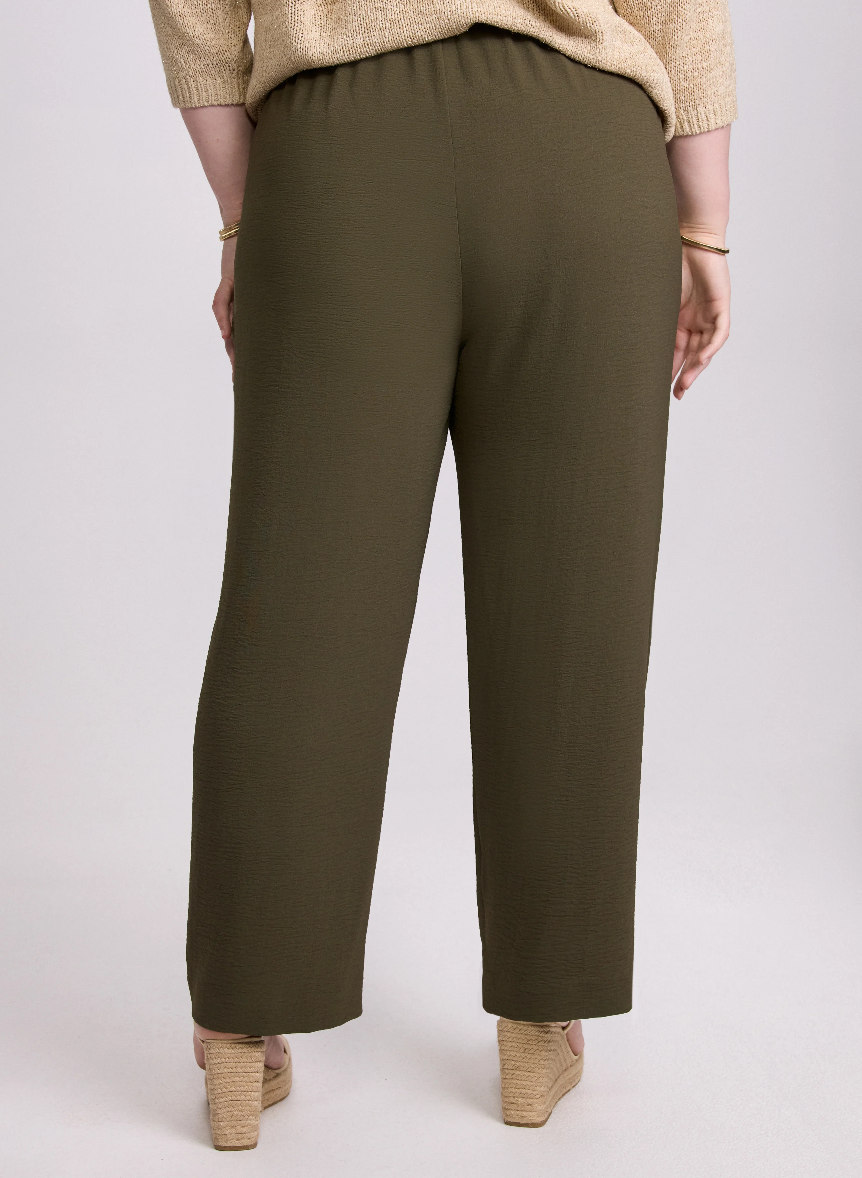 Olivia Crinkled Wide-Leg Pants - Image 4