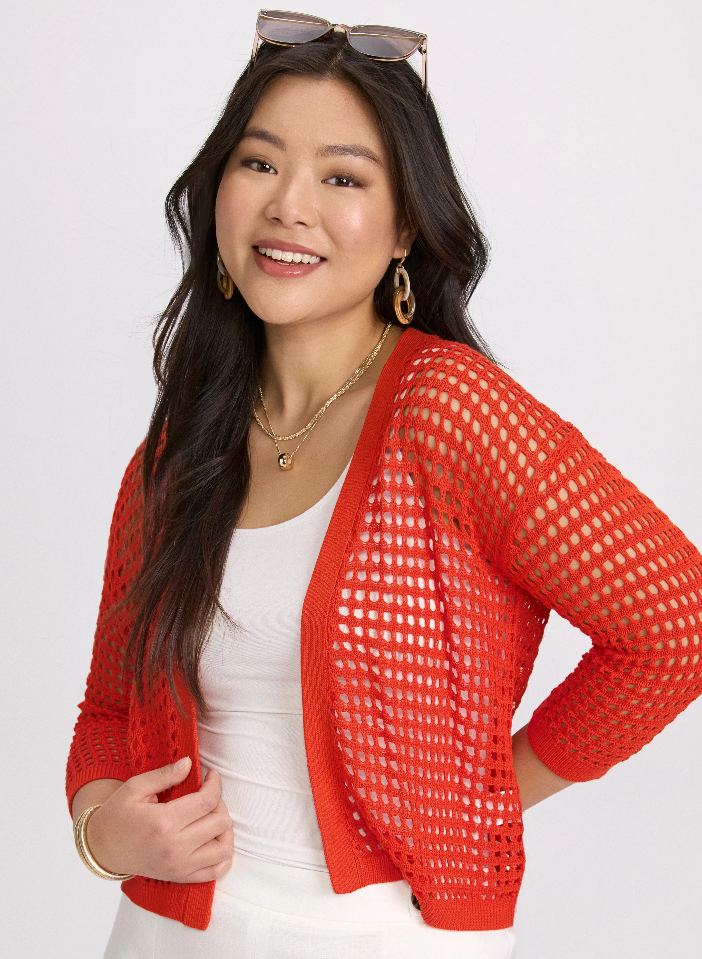 Open Knit Cardigan