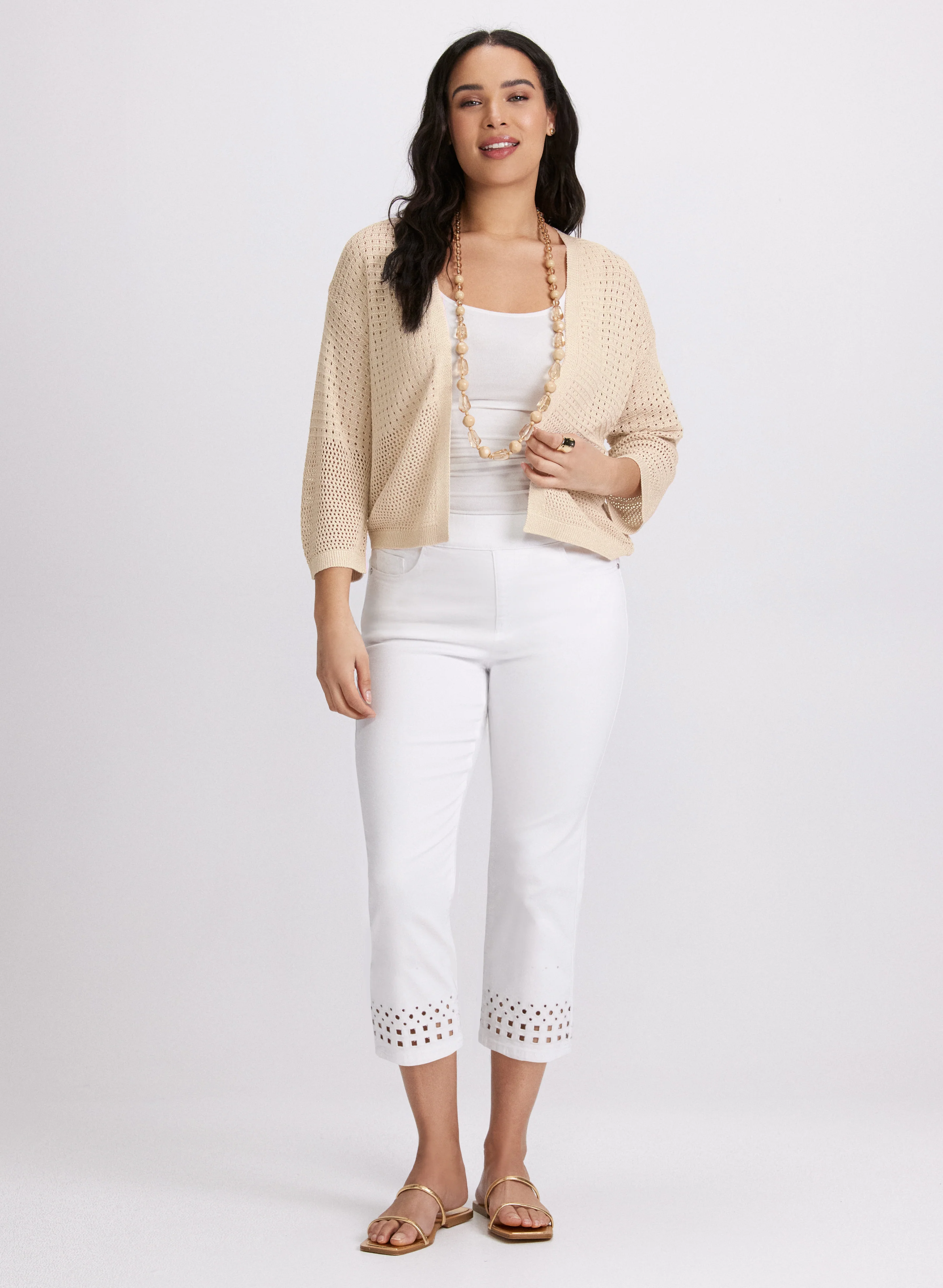 Open Knit Cardigan - Image 3
