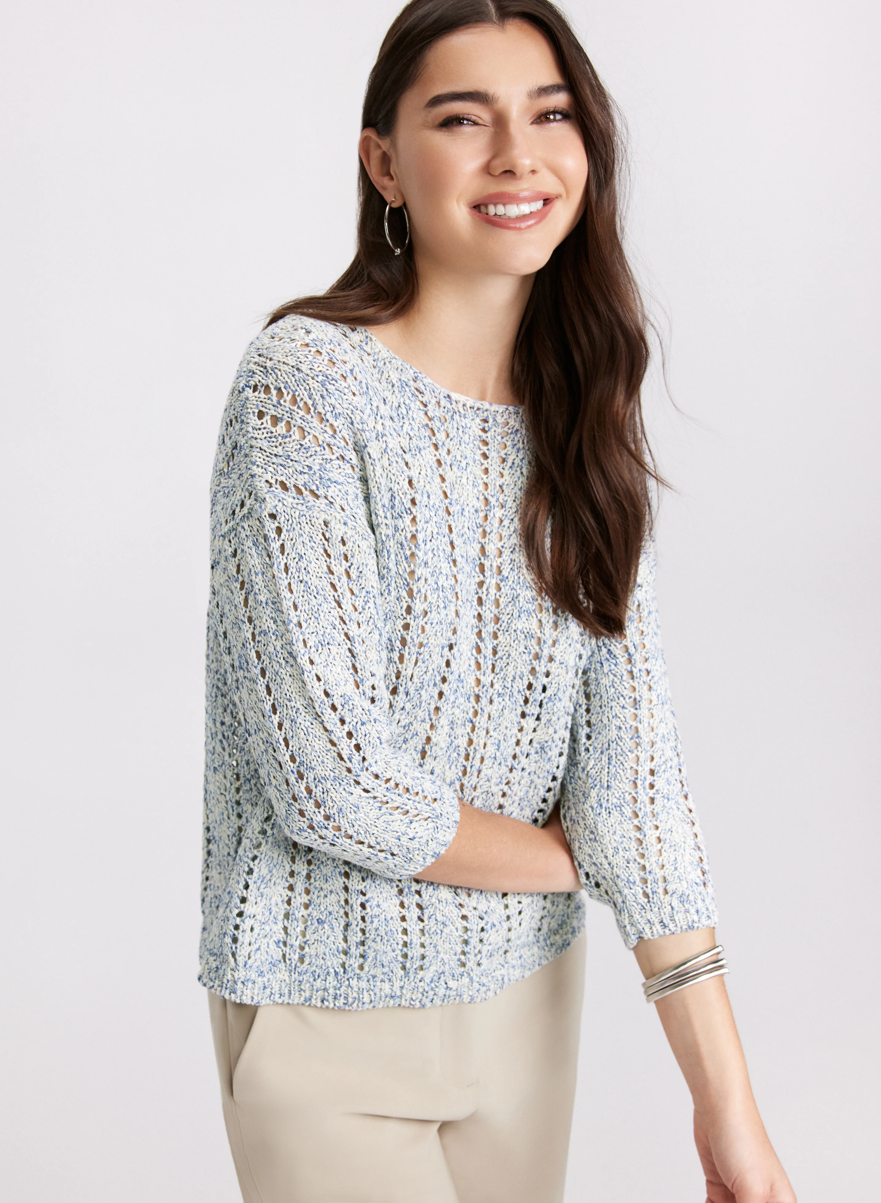 Open Knit Sweater - Image 2