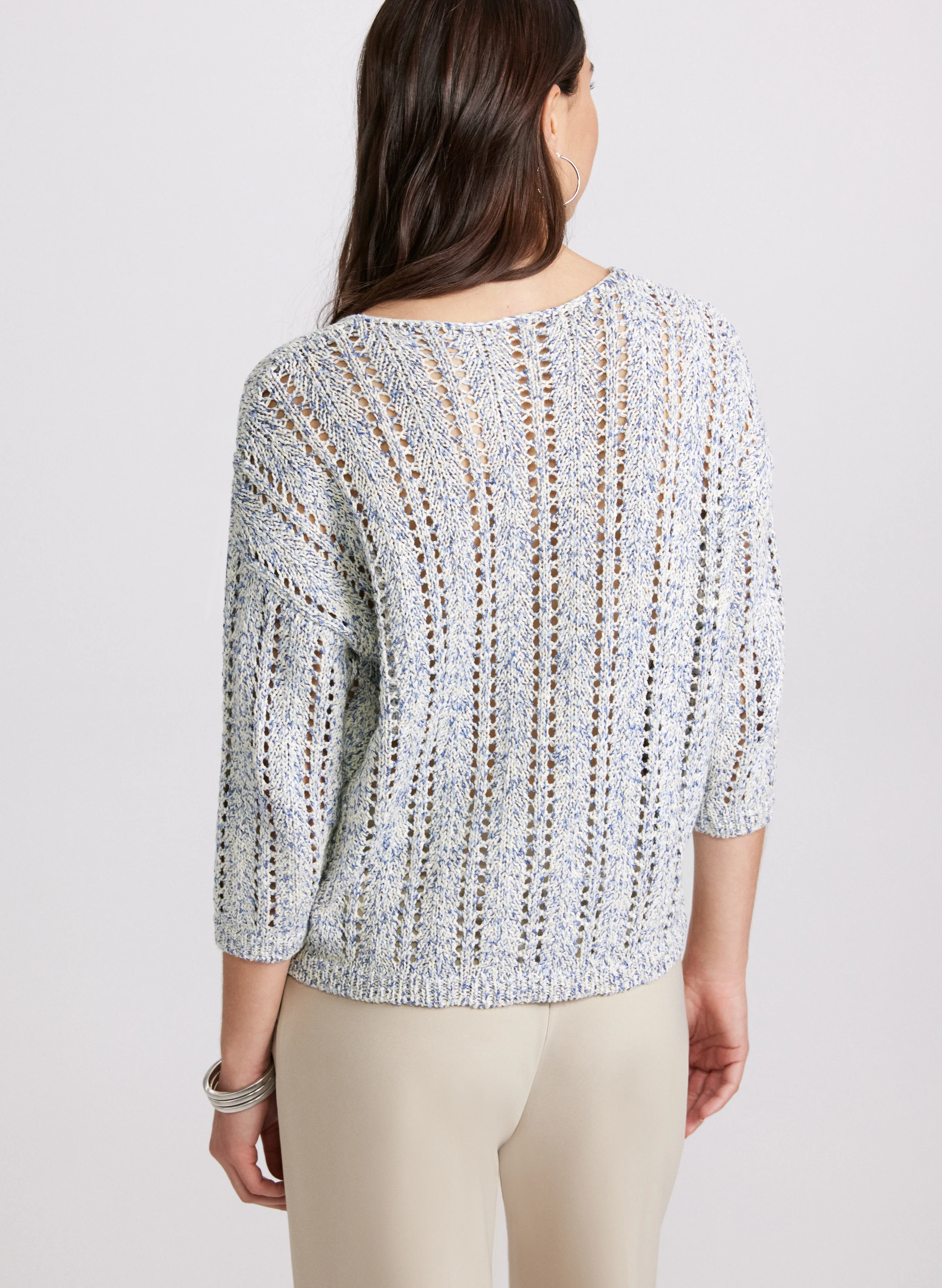 Open Knit Sweater - Image 4