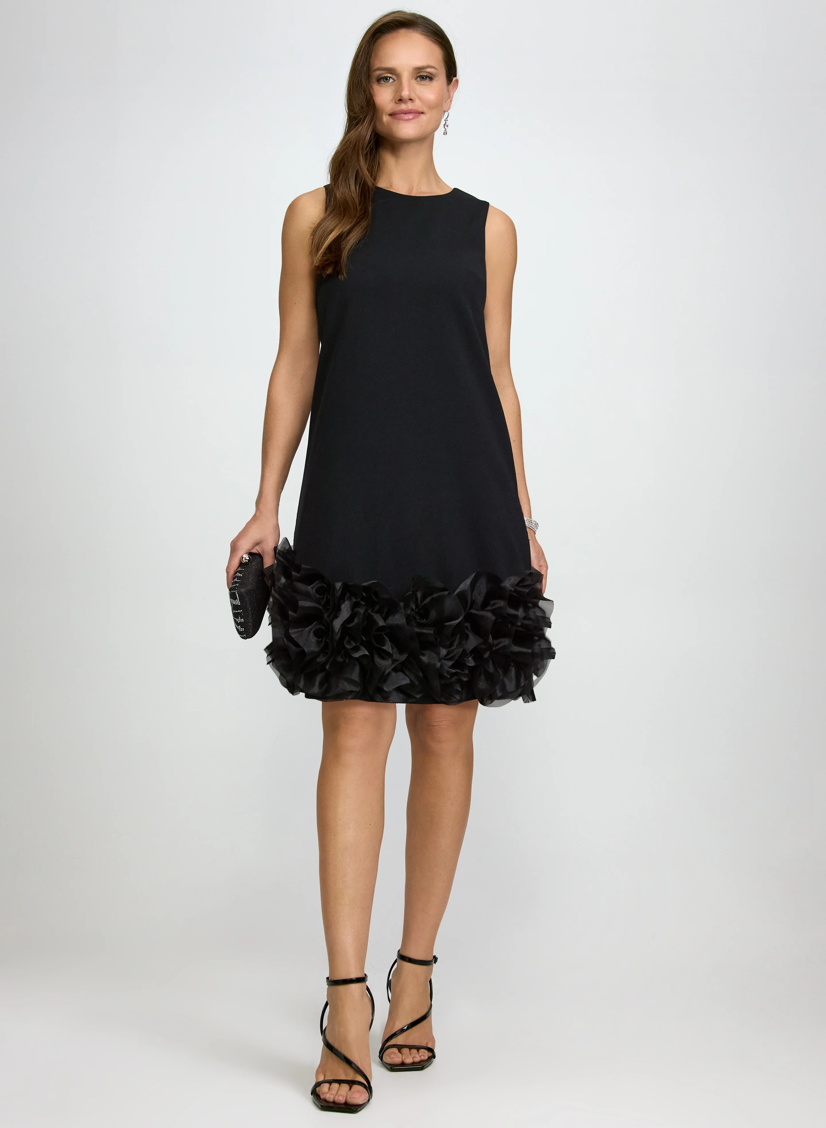 Organza Applique Dress