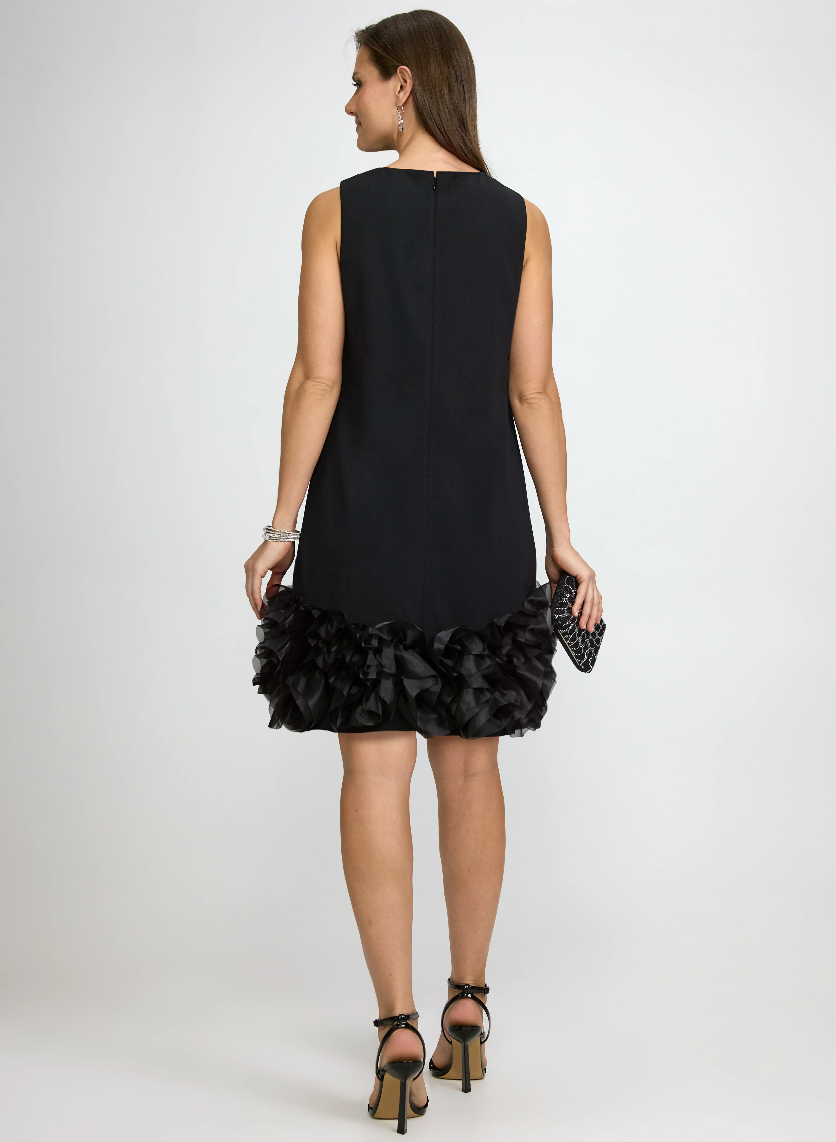 Organza Applique Dress - Image 3