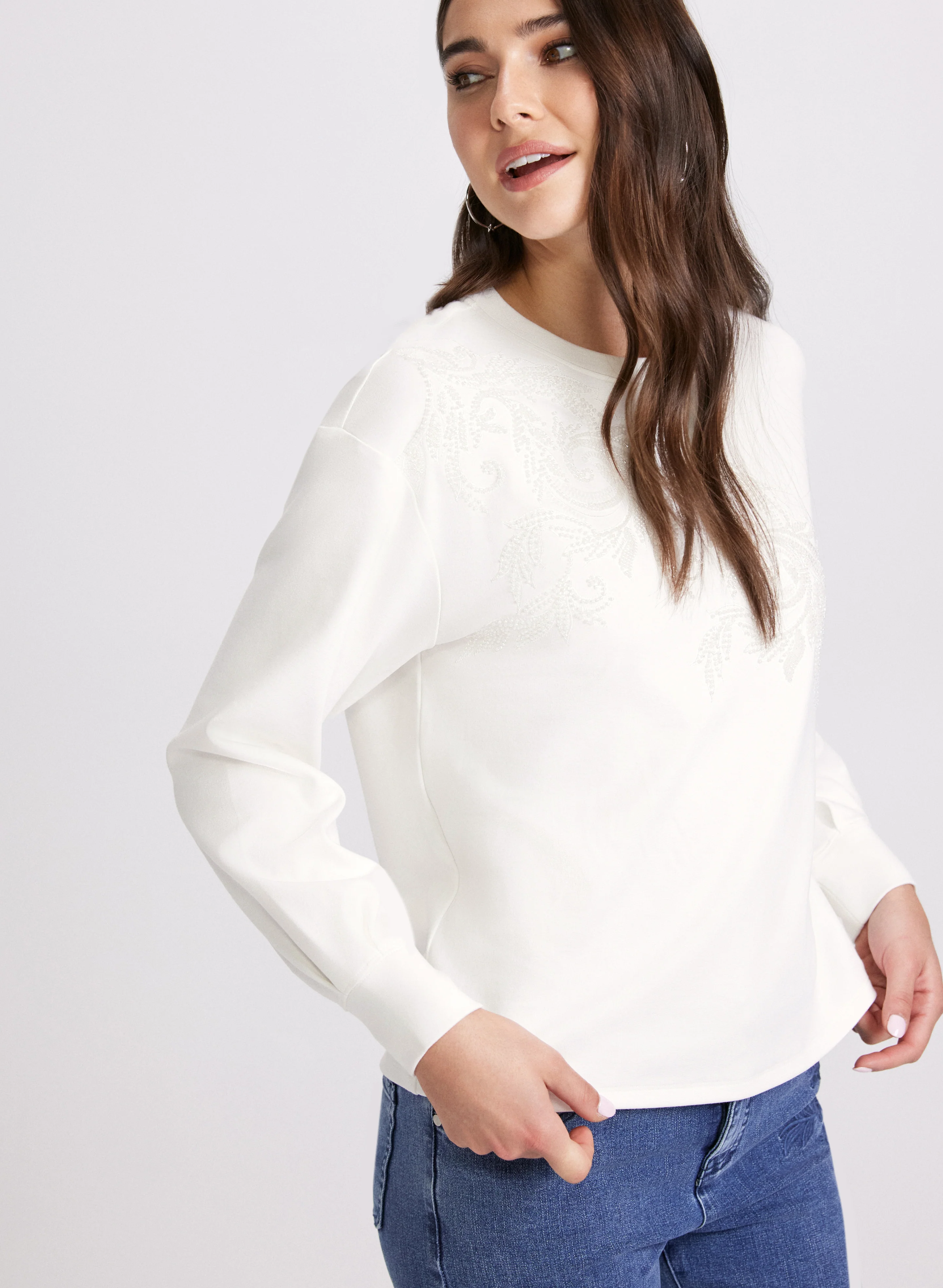 Paisley Appliqué Top - Image 5