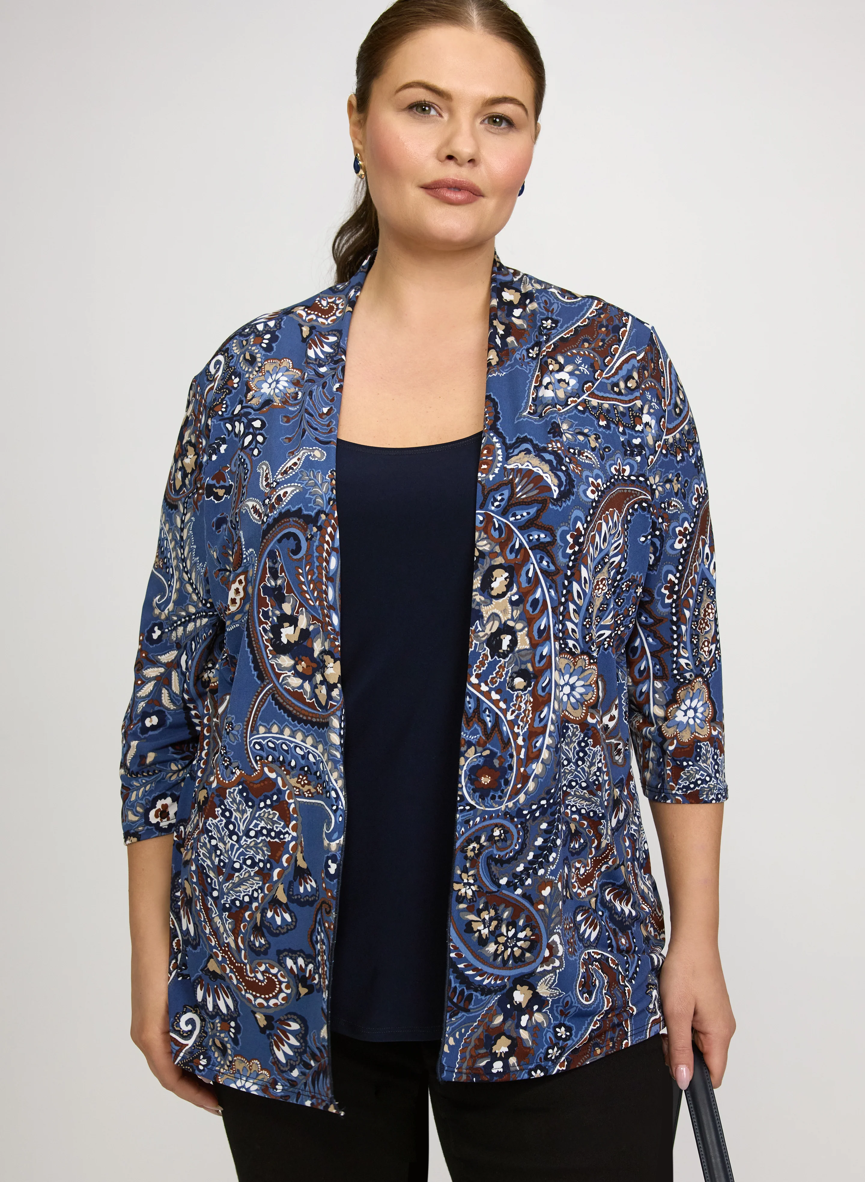 Paisley Illusion Layered Top