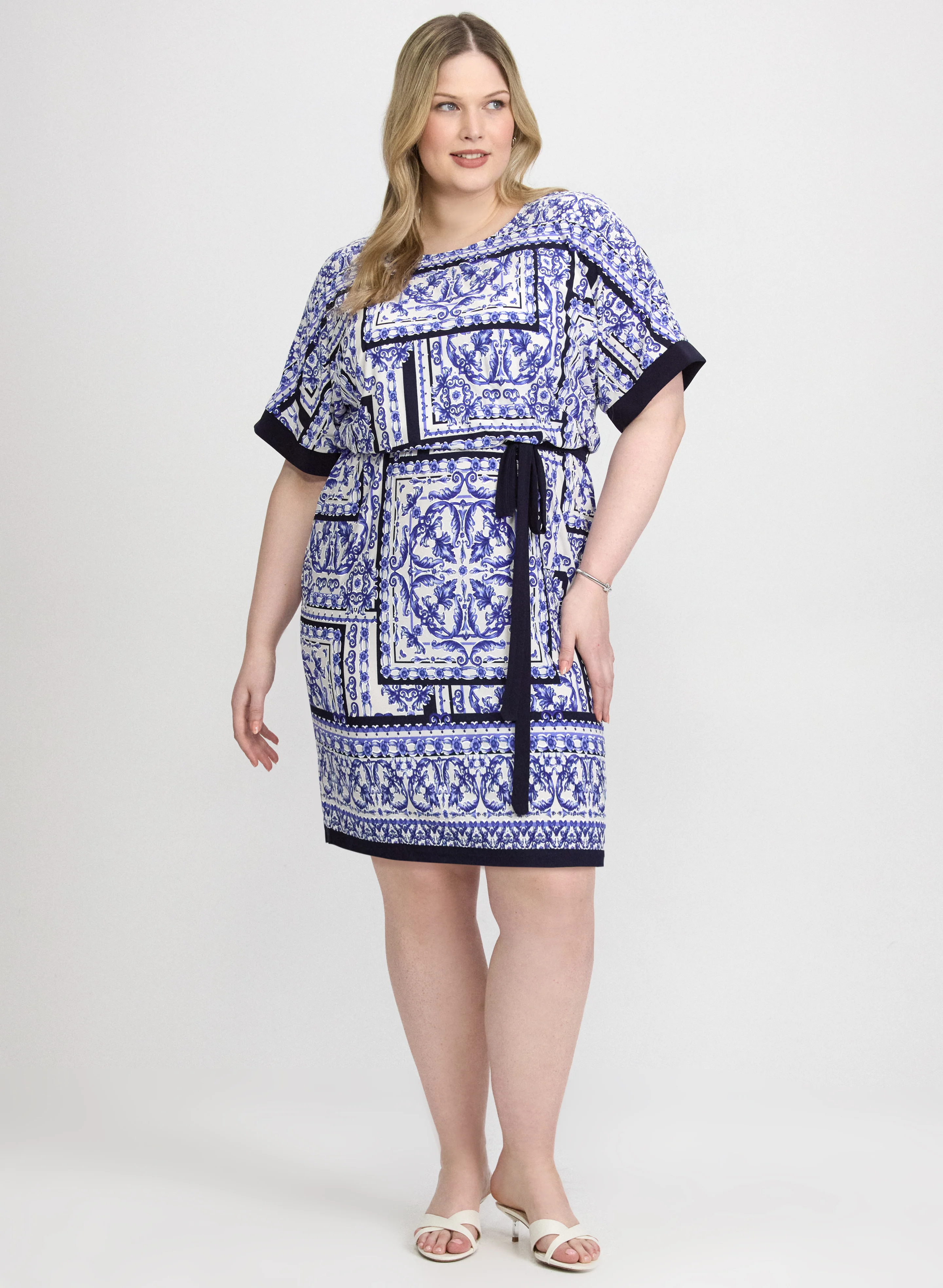 Paisley Print Dress