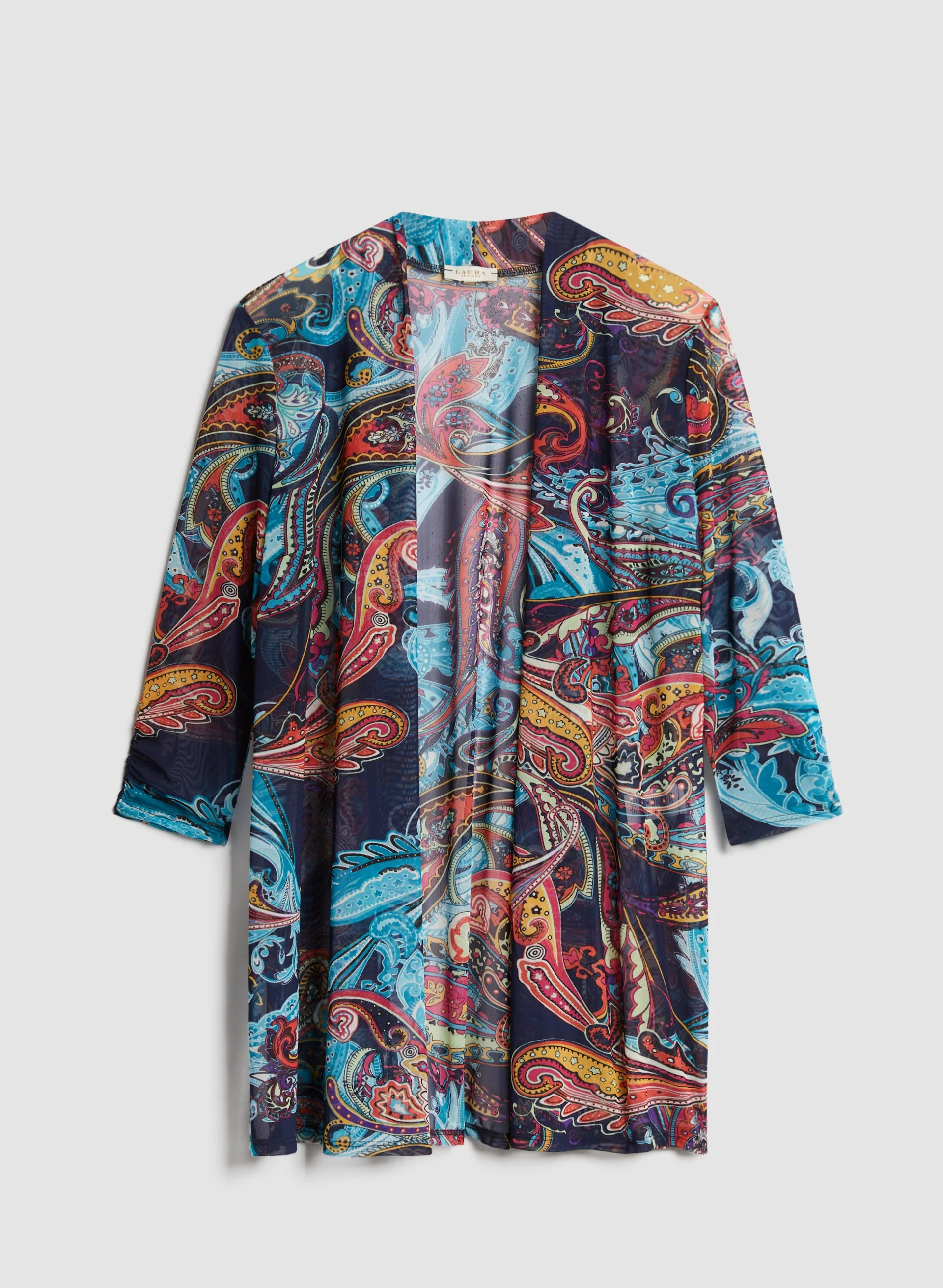 Paisley Print Open Front Top - Image 7