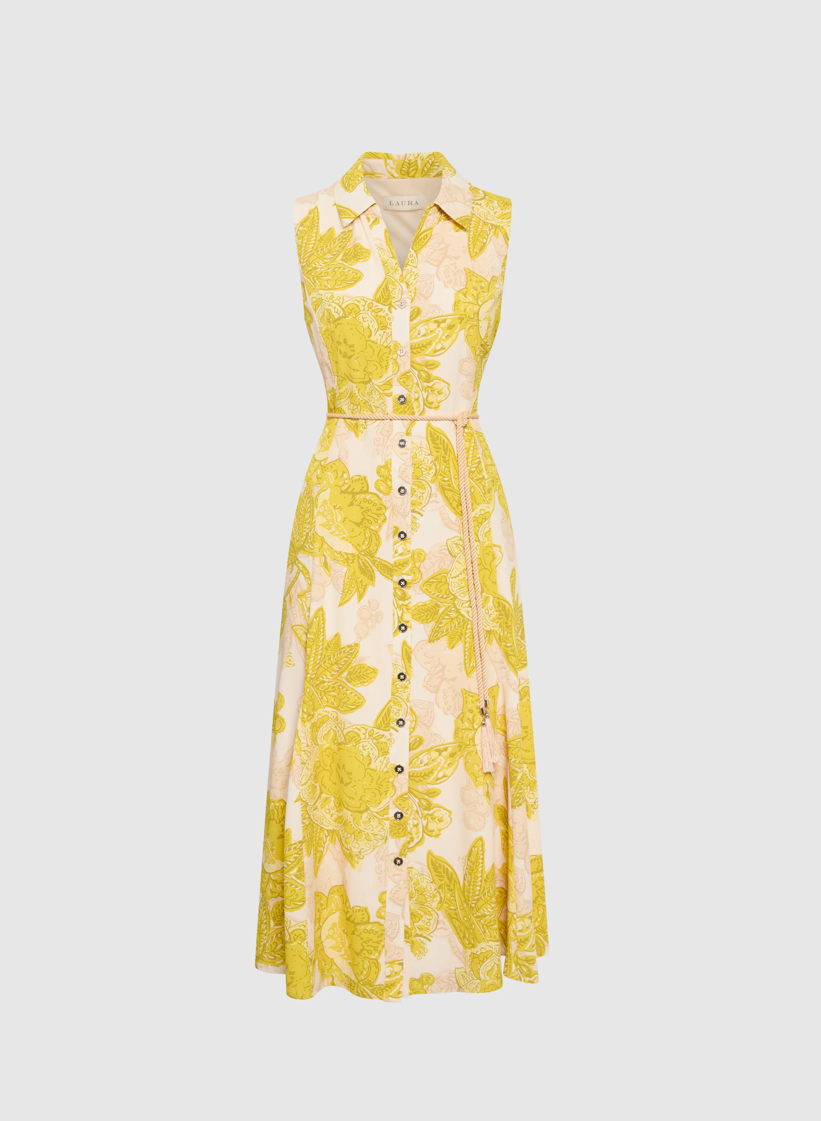 Paisley Print Shirt Dress - Image 6