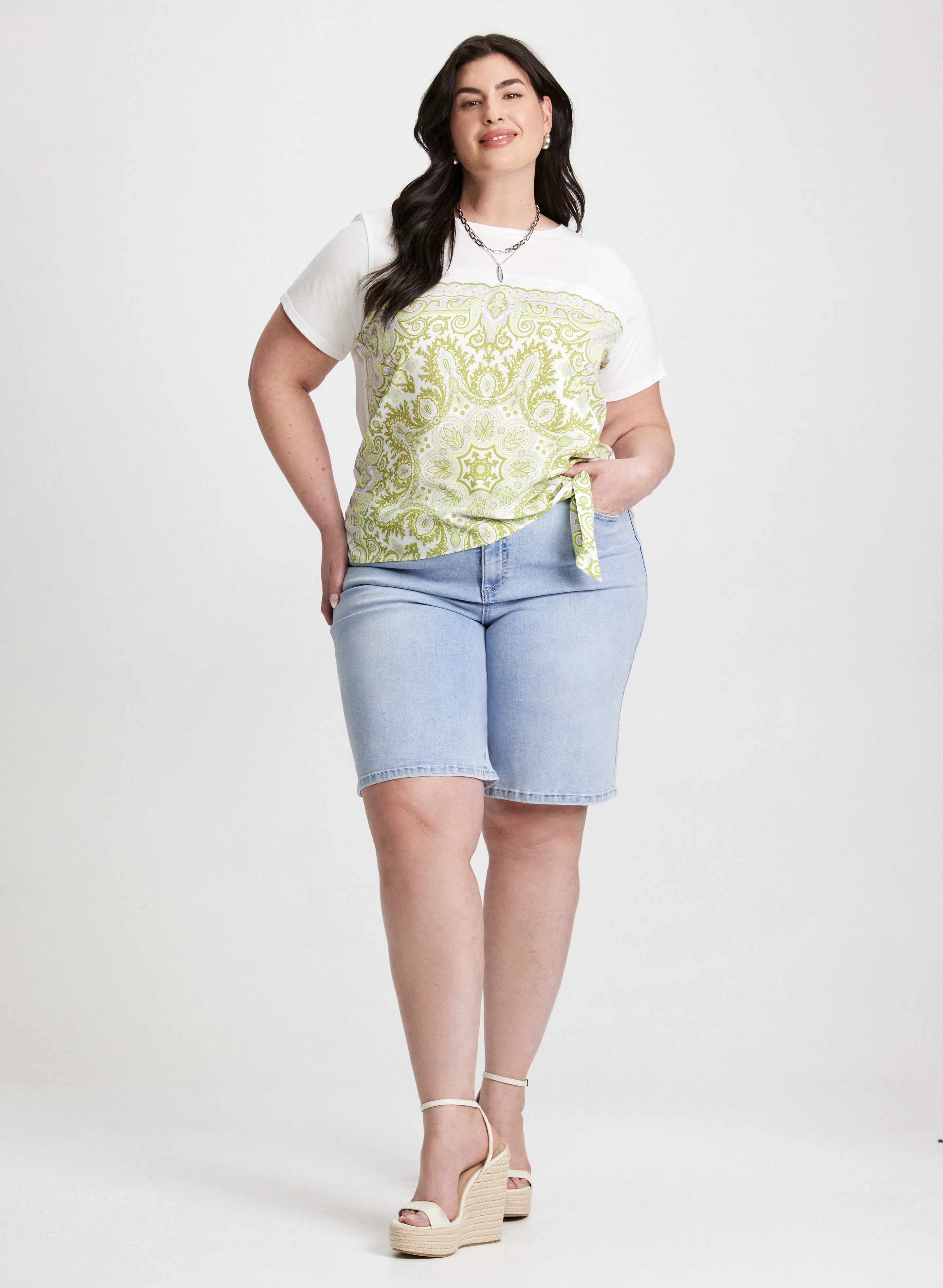 Paisley Print Short Sleeve T-Shirt - Image 3