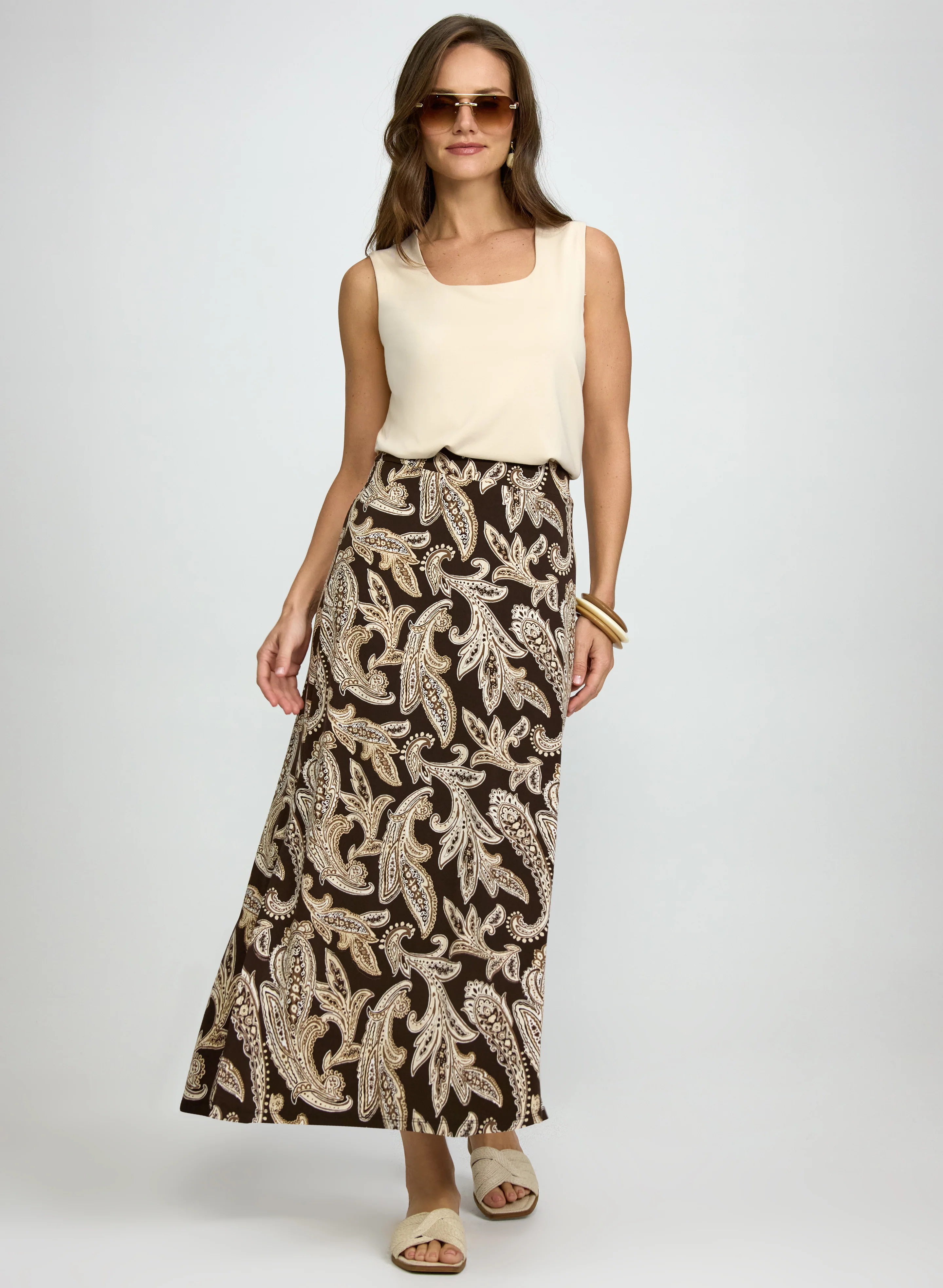 Paisley Print Skirt - Image 3