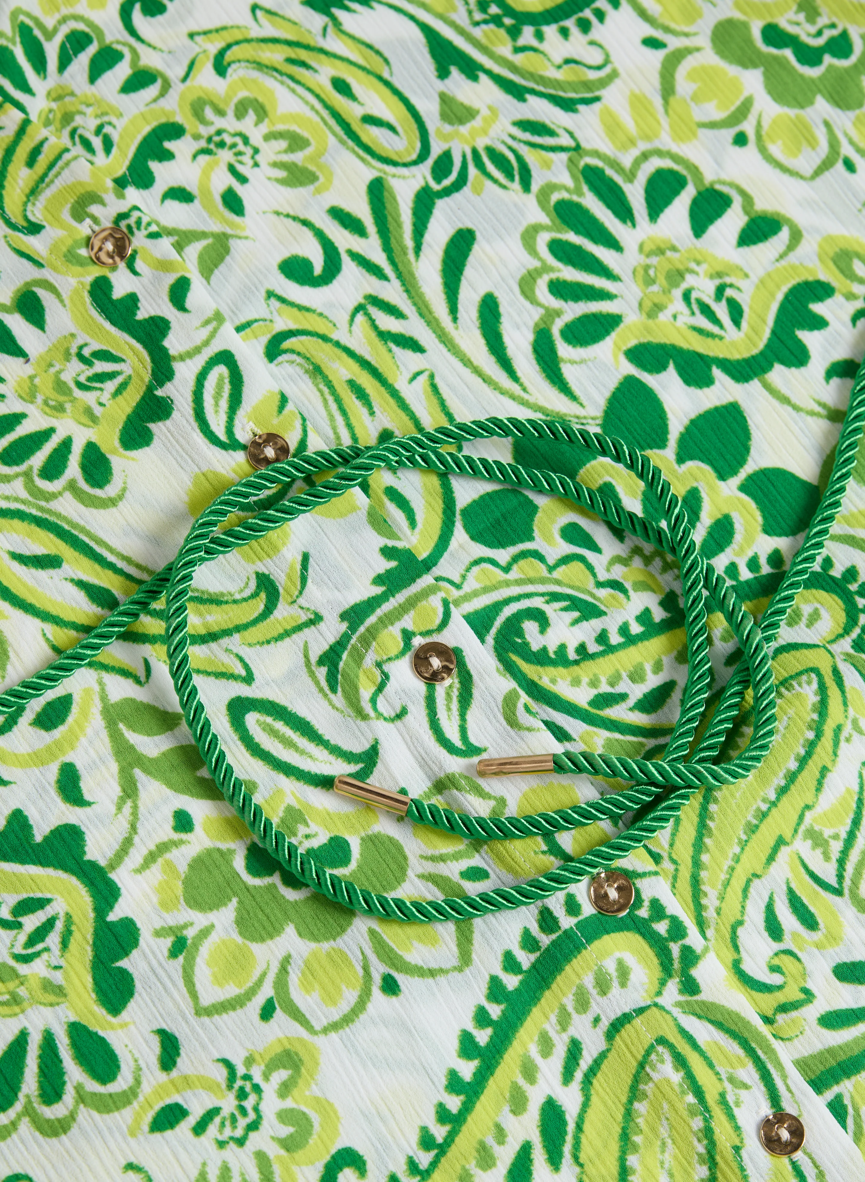 Paisley Tie Detail Blouse - Image 7