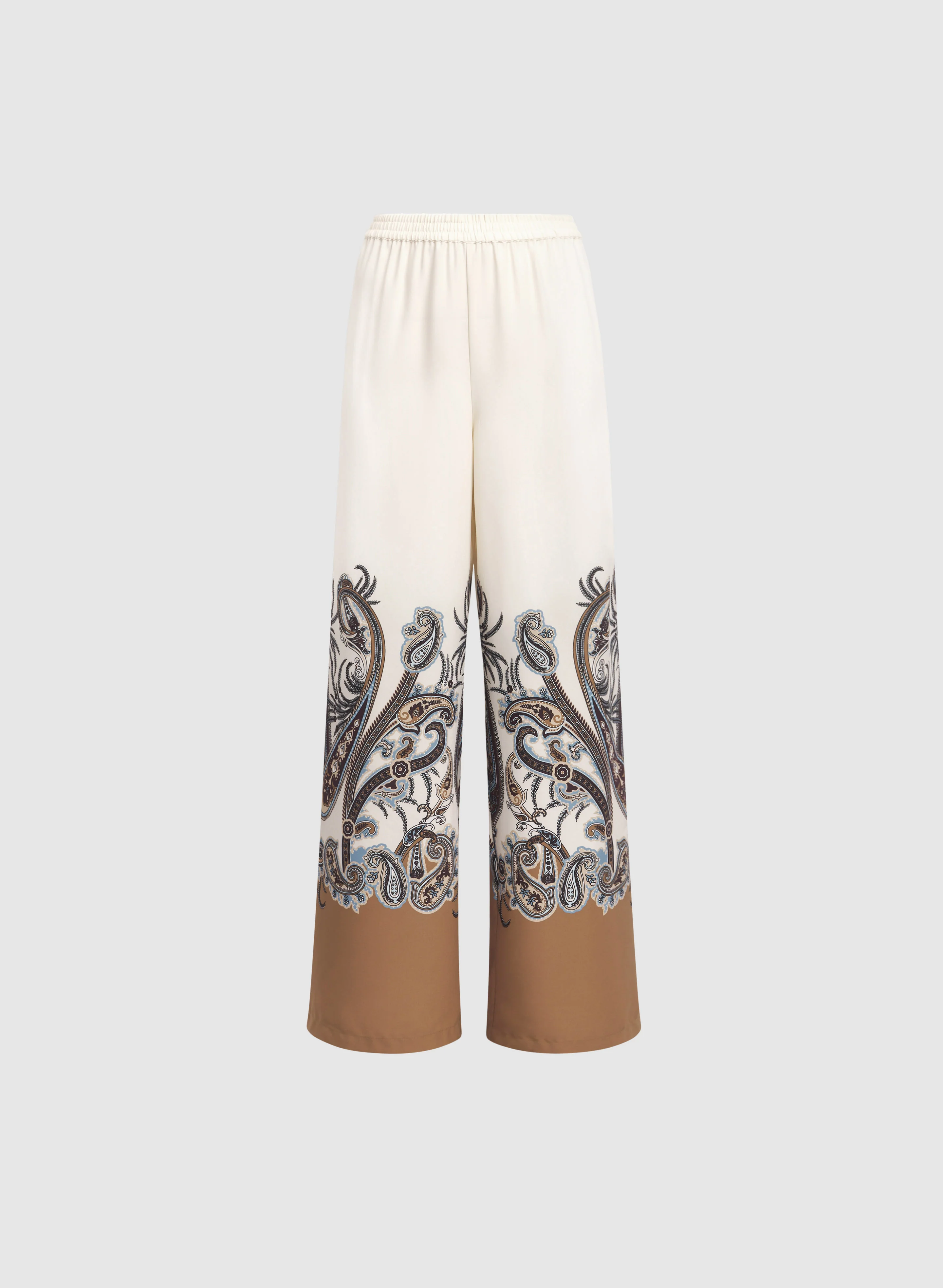 Paisley Wide-Leg Pants - Image 7