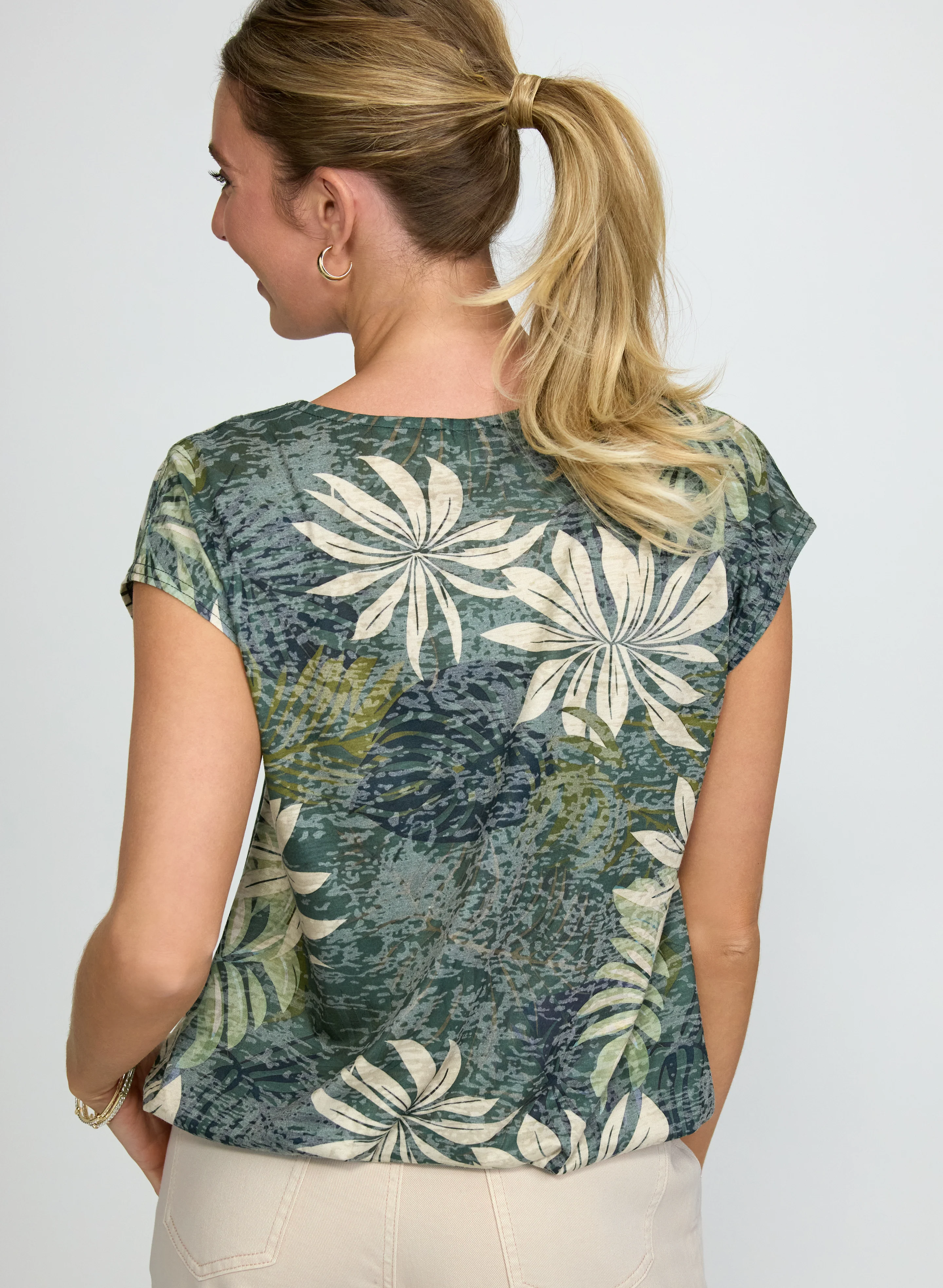 Palm Print T-Shirt - Image 4