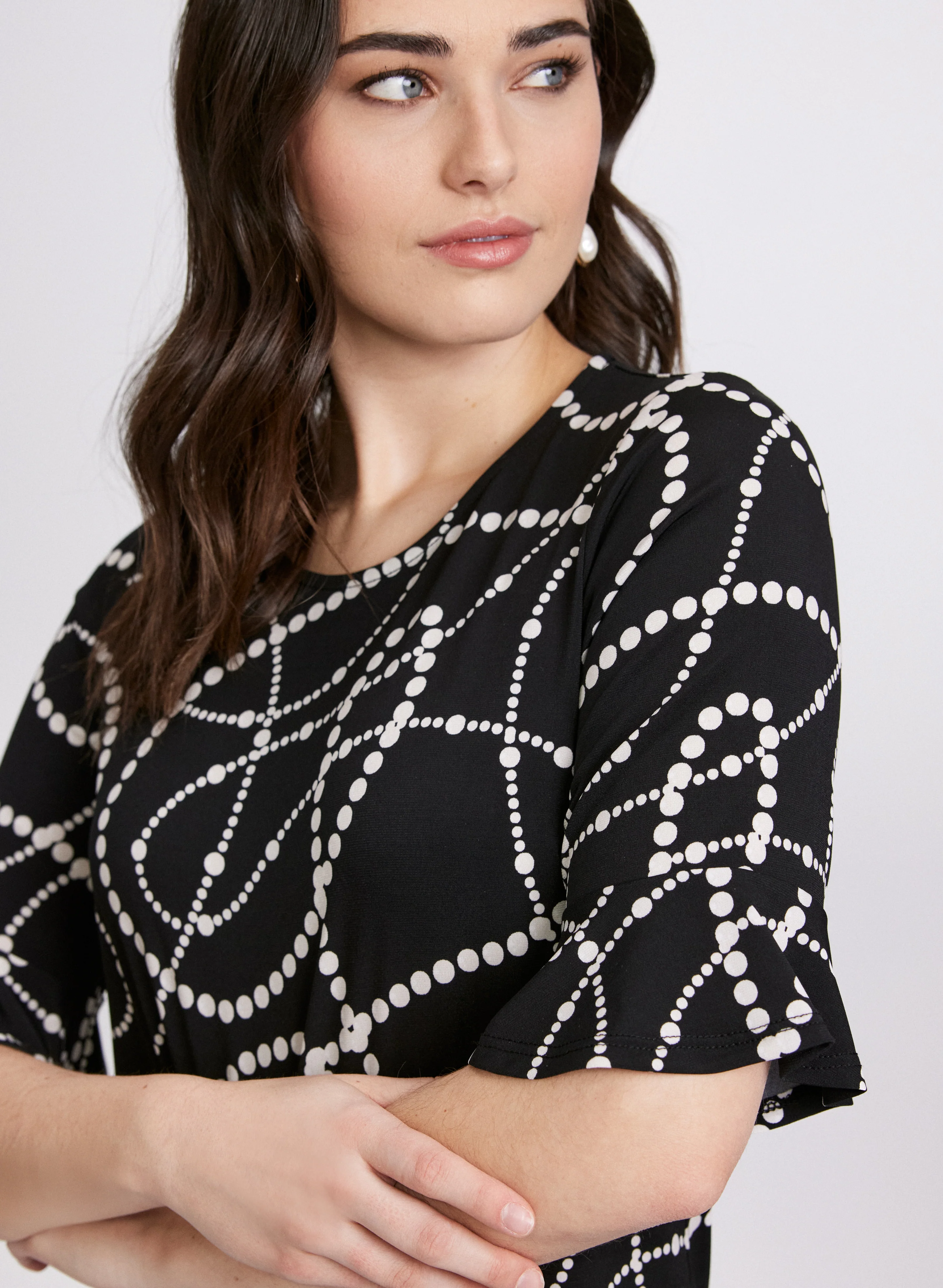 Pearl Print Top - Image 5