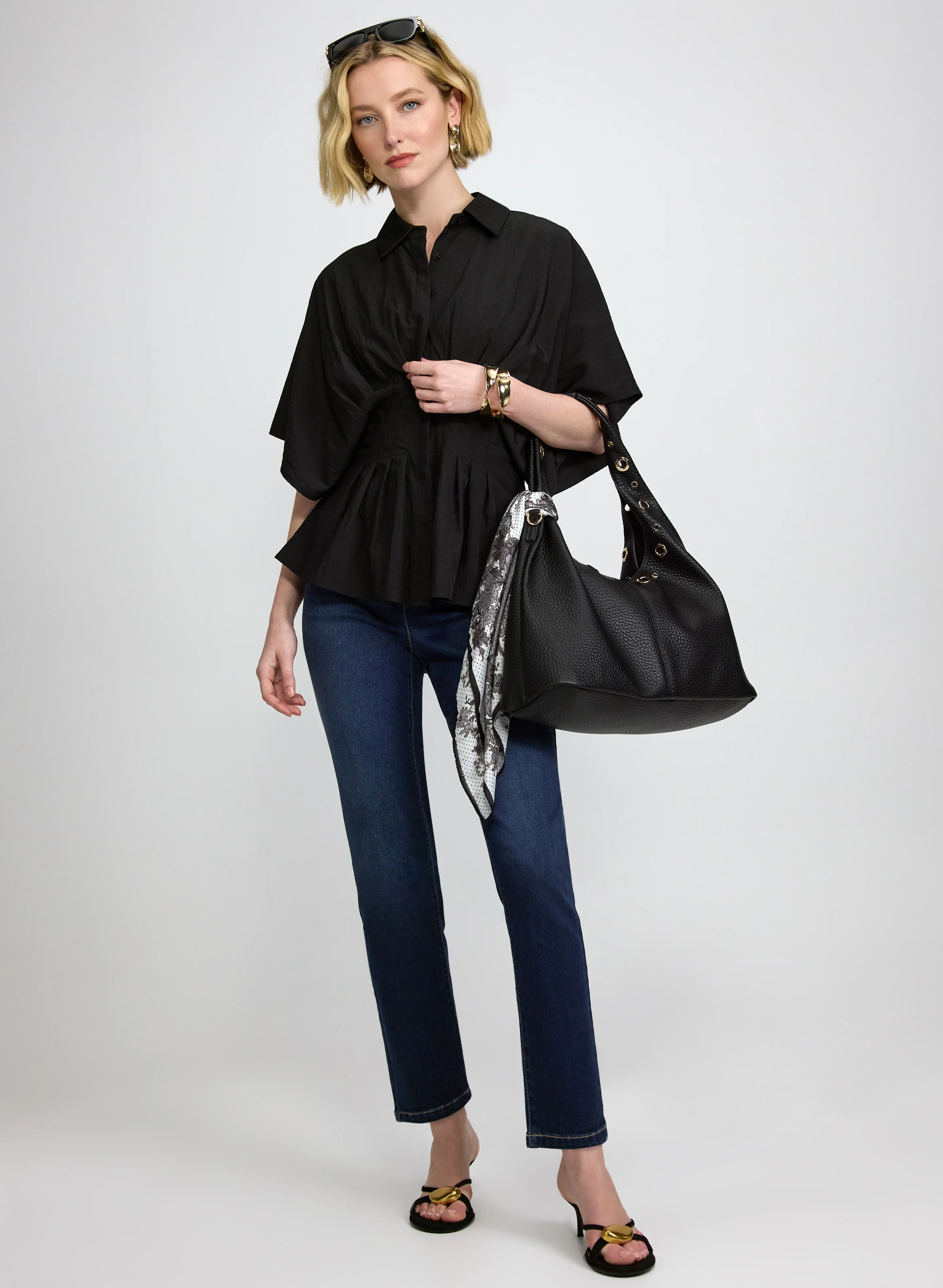 Pintuck Blouse - Image 4
