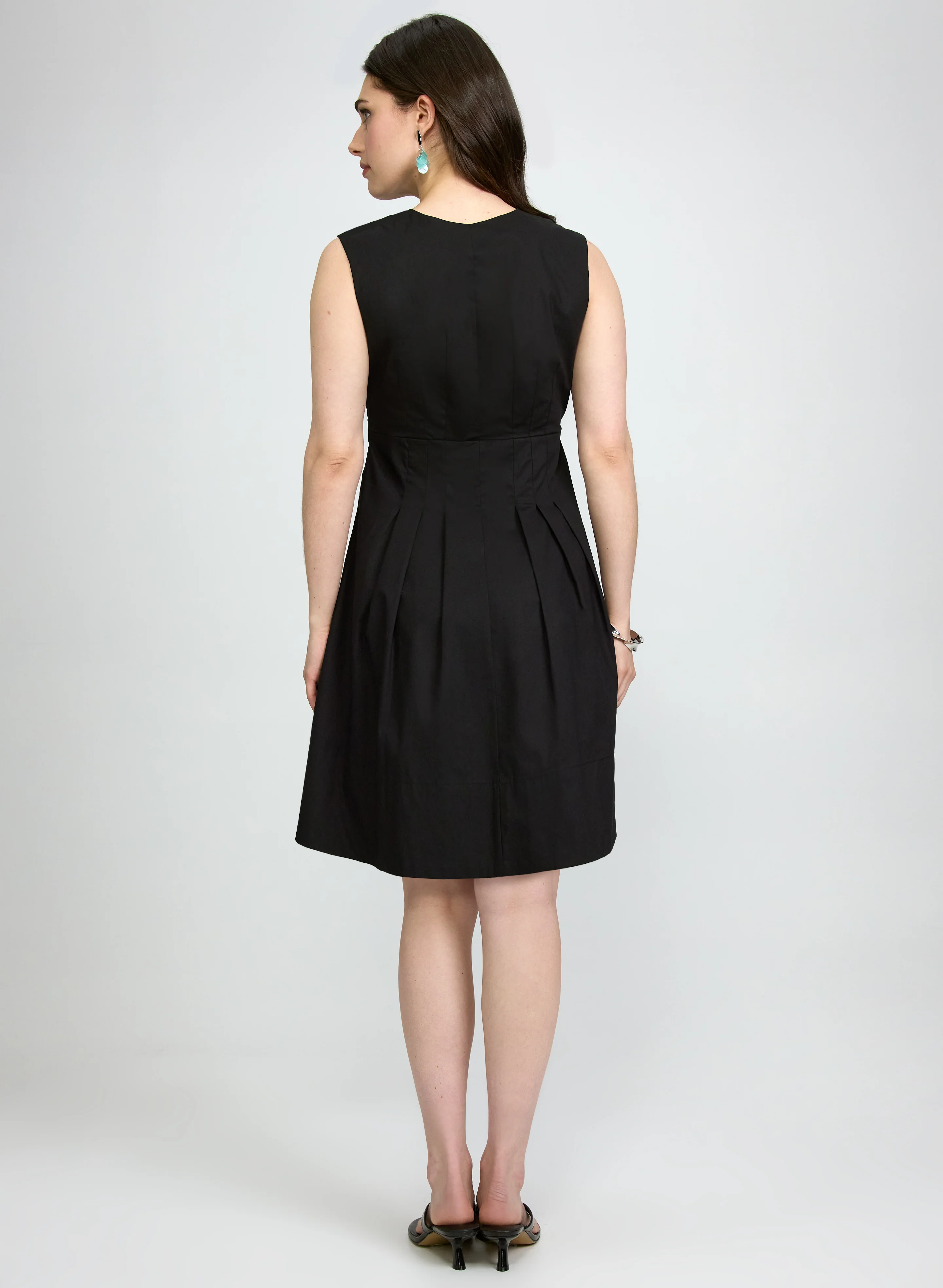 Pintuck Empire Waist Dress - Image 3