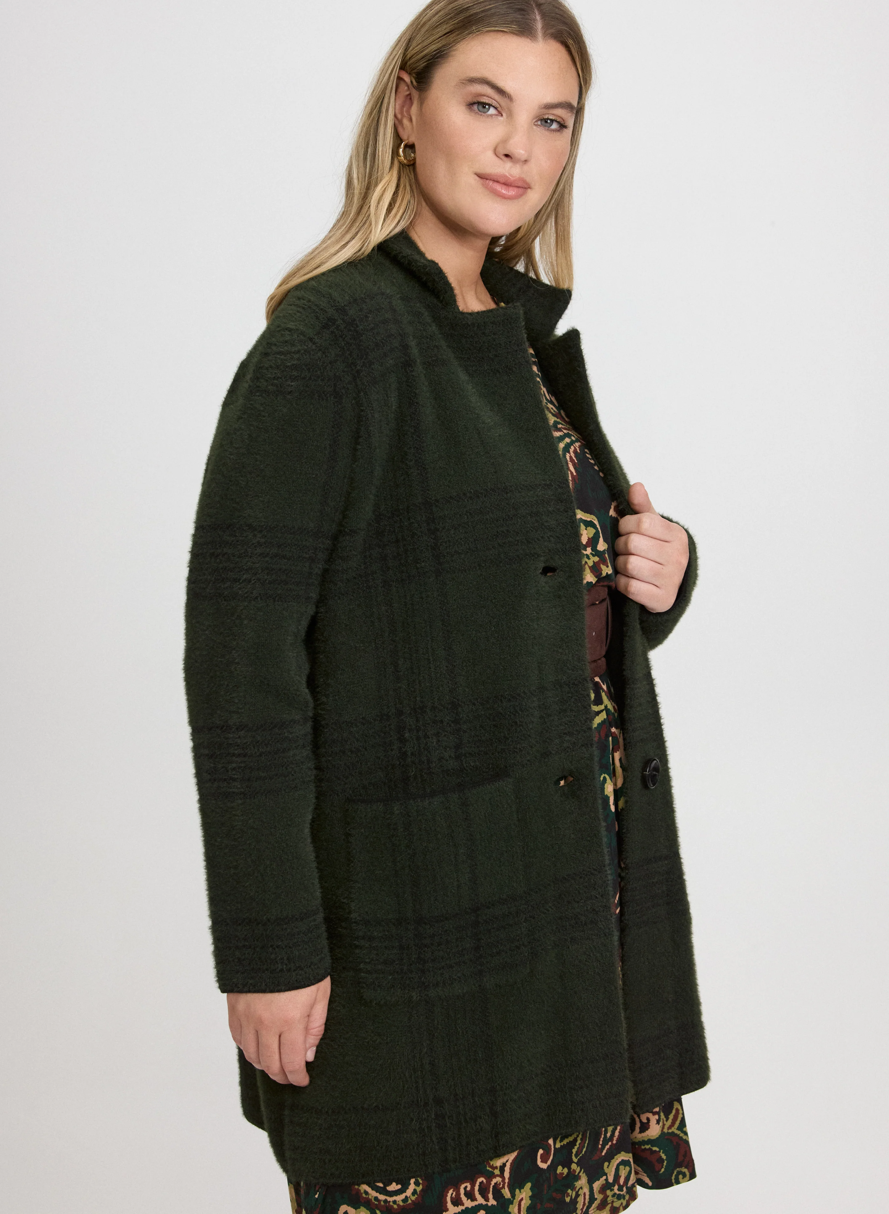Plaid Coatigan - Image 11