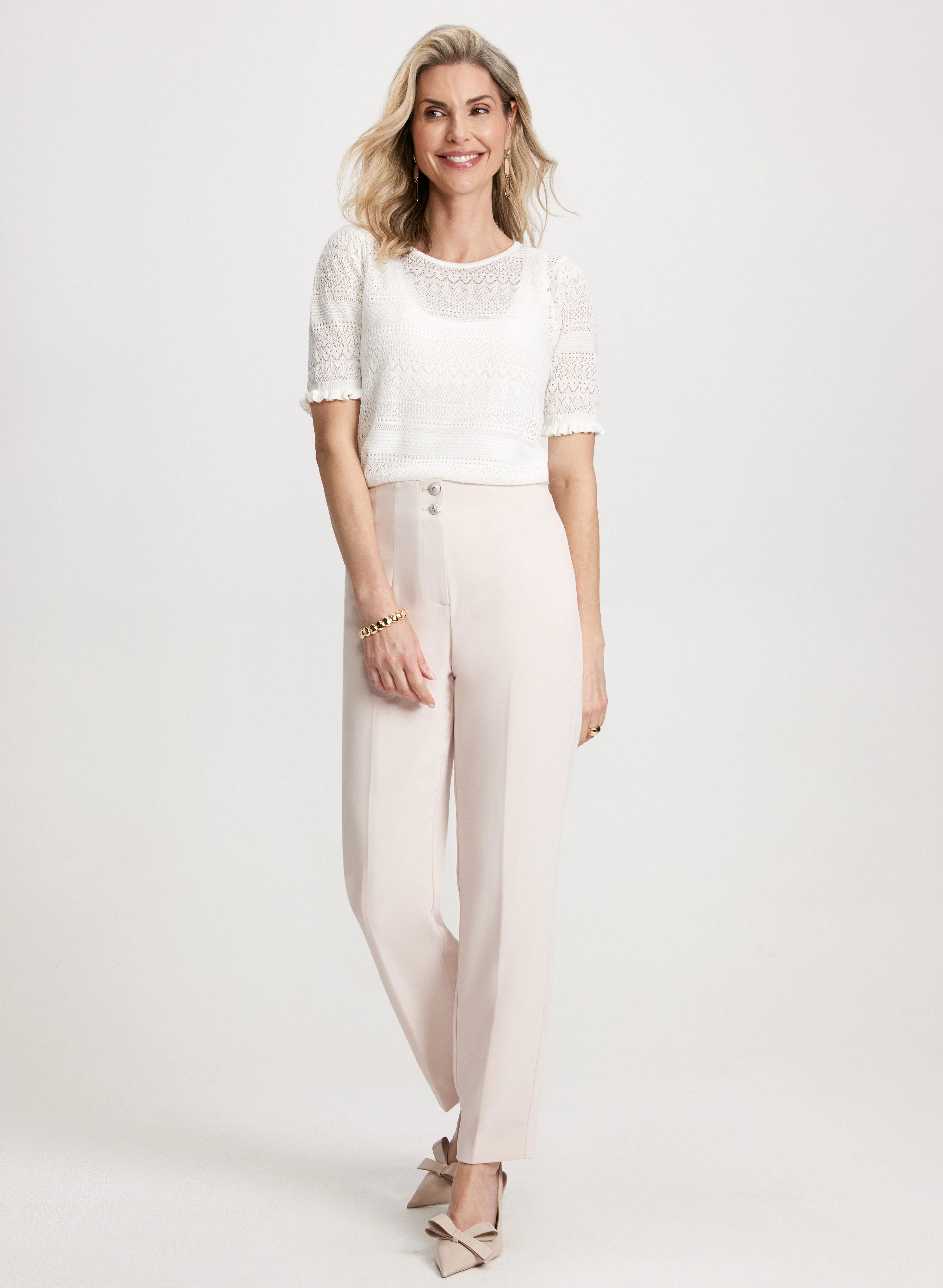 Pointelle Knit Top - Image 5