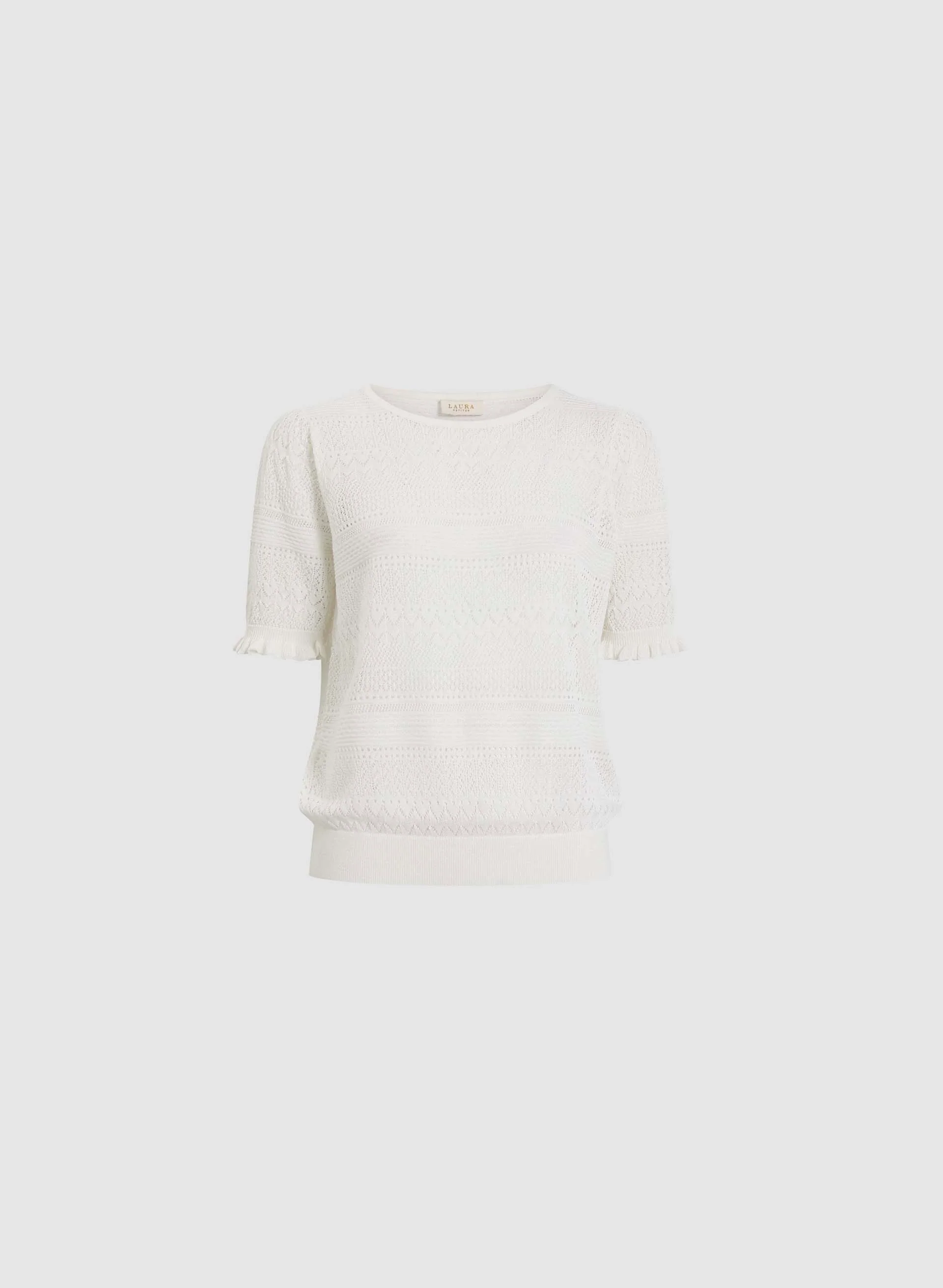 Pointelle Knit Top - Image 6