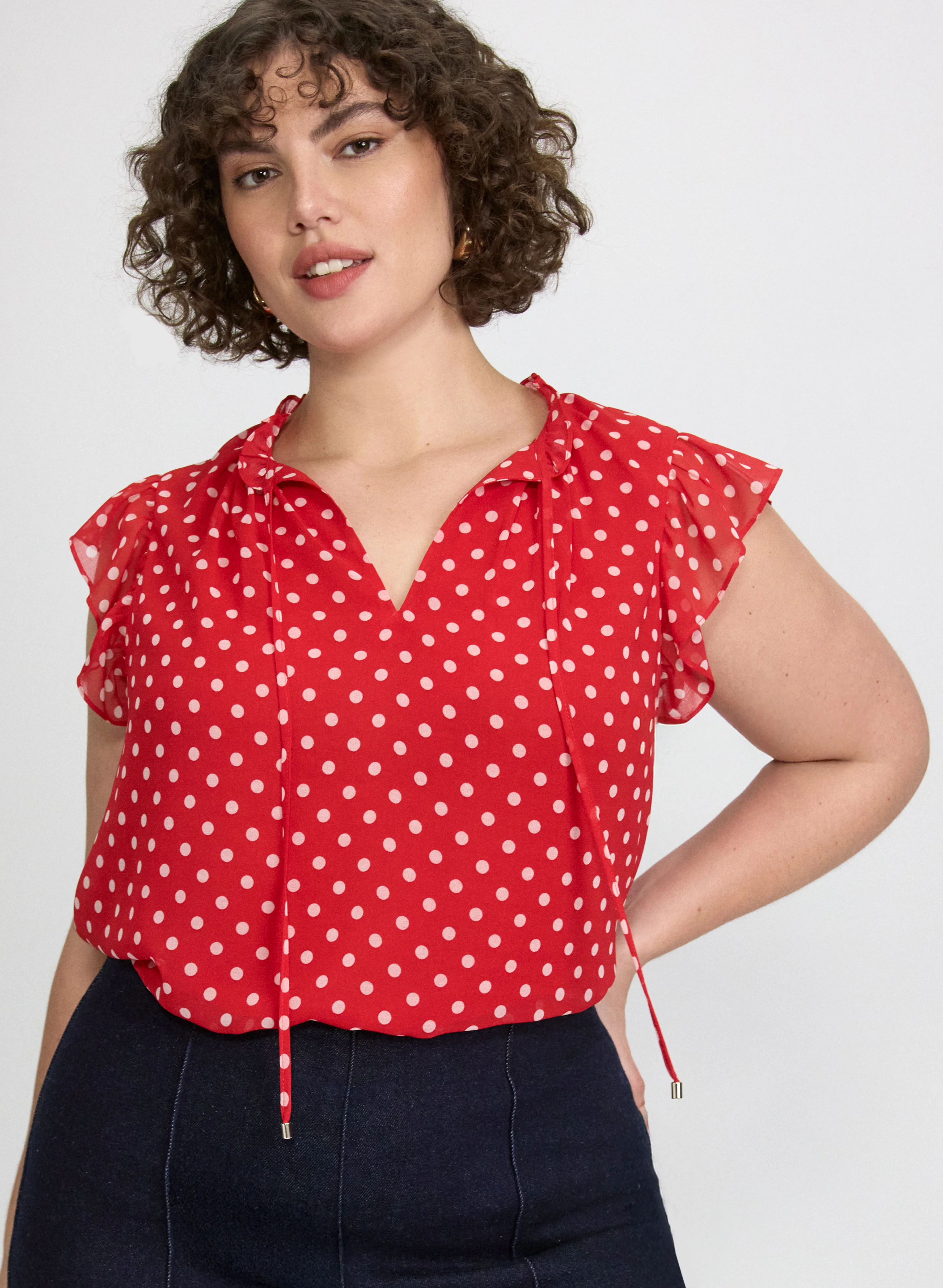 Polka Dot Blouse