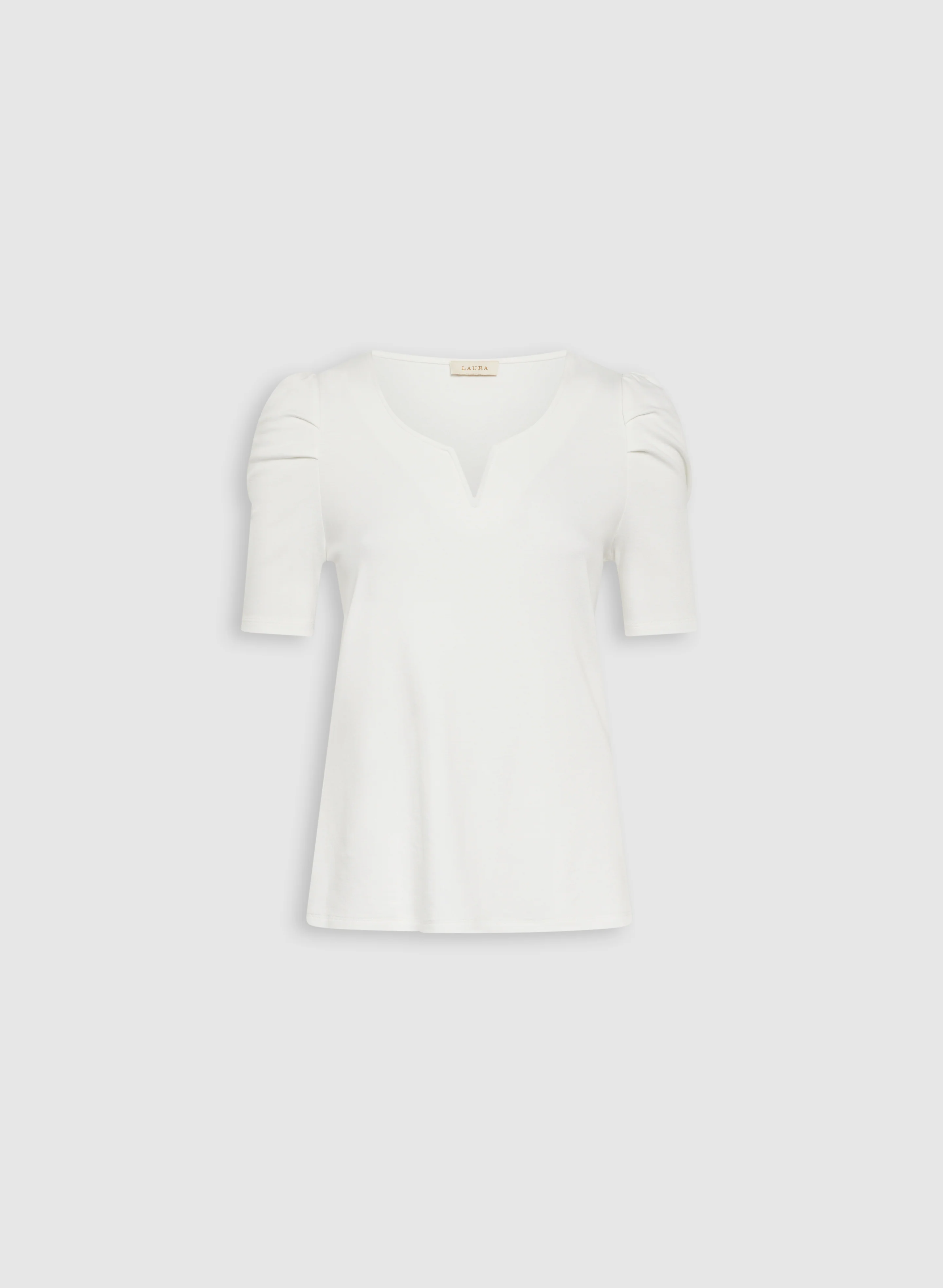 Puff Sleeve V-Neck Blouse - Image 6