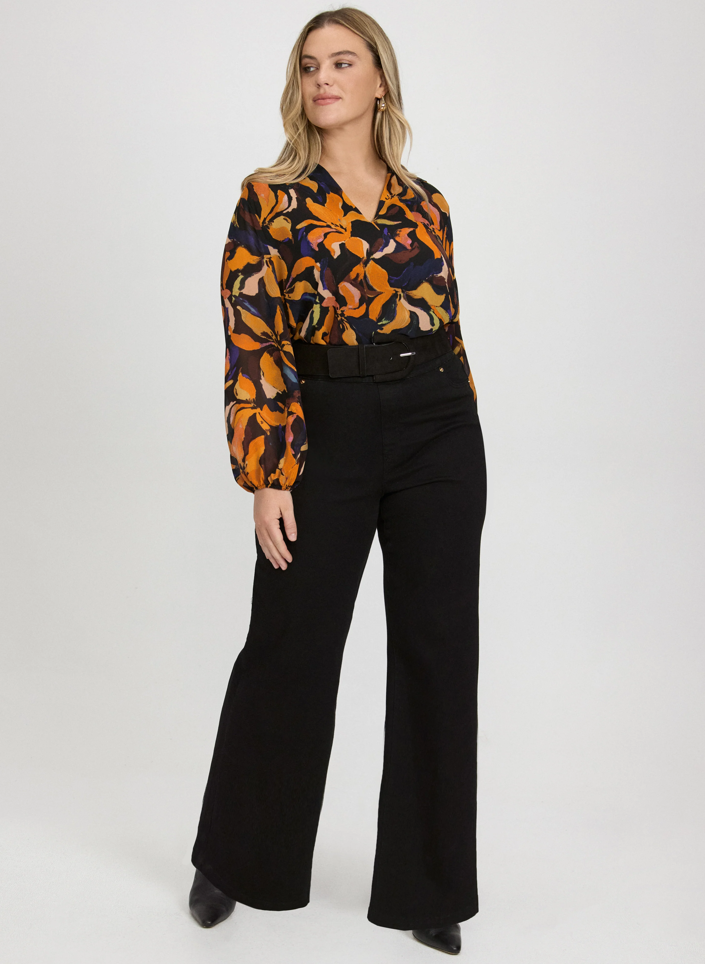 Floral Chiffon Blouse - Image 3
