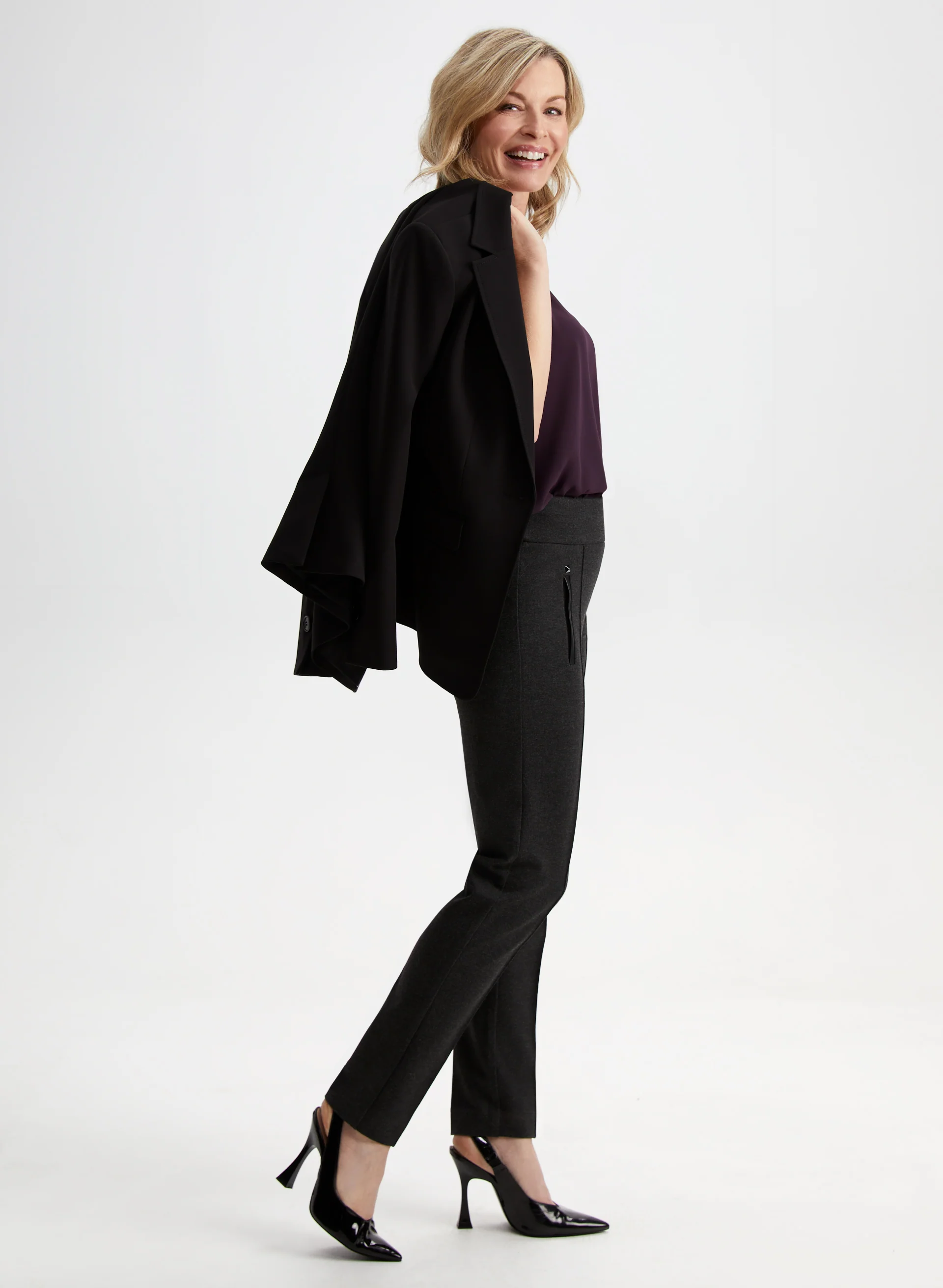 Sofia Pull-On Slim Leg Pants - Tall - Image 5