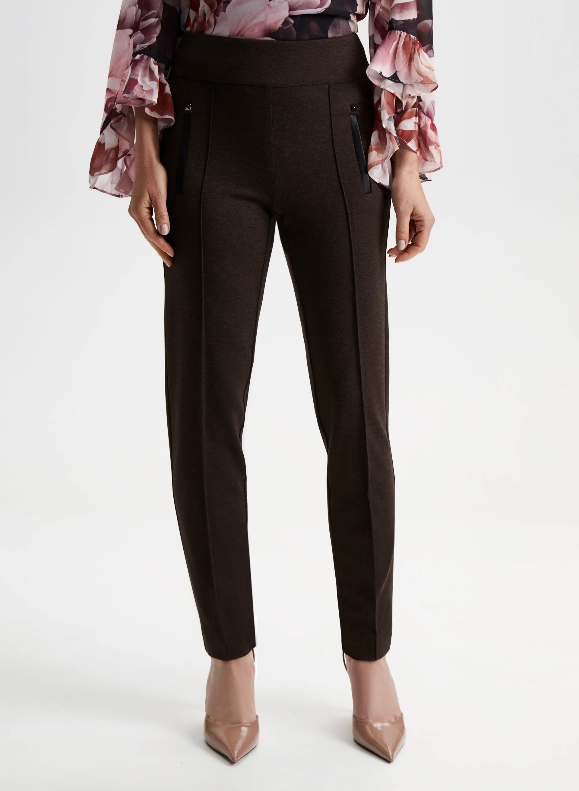 Sofia Pull-On Slim Leg Pants - Tall