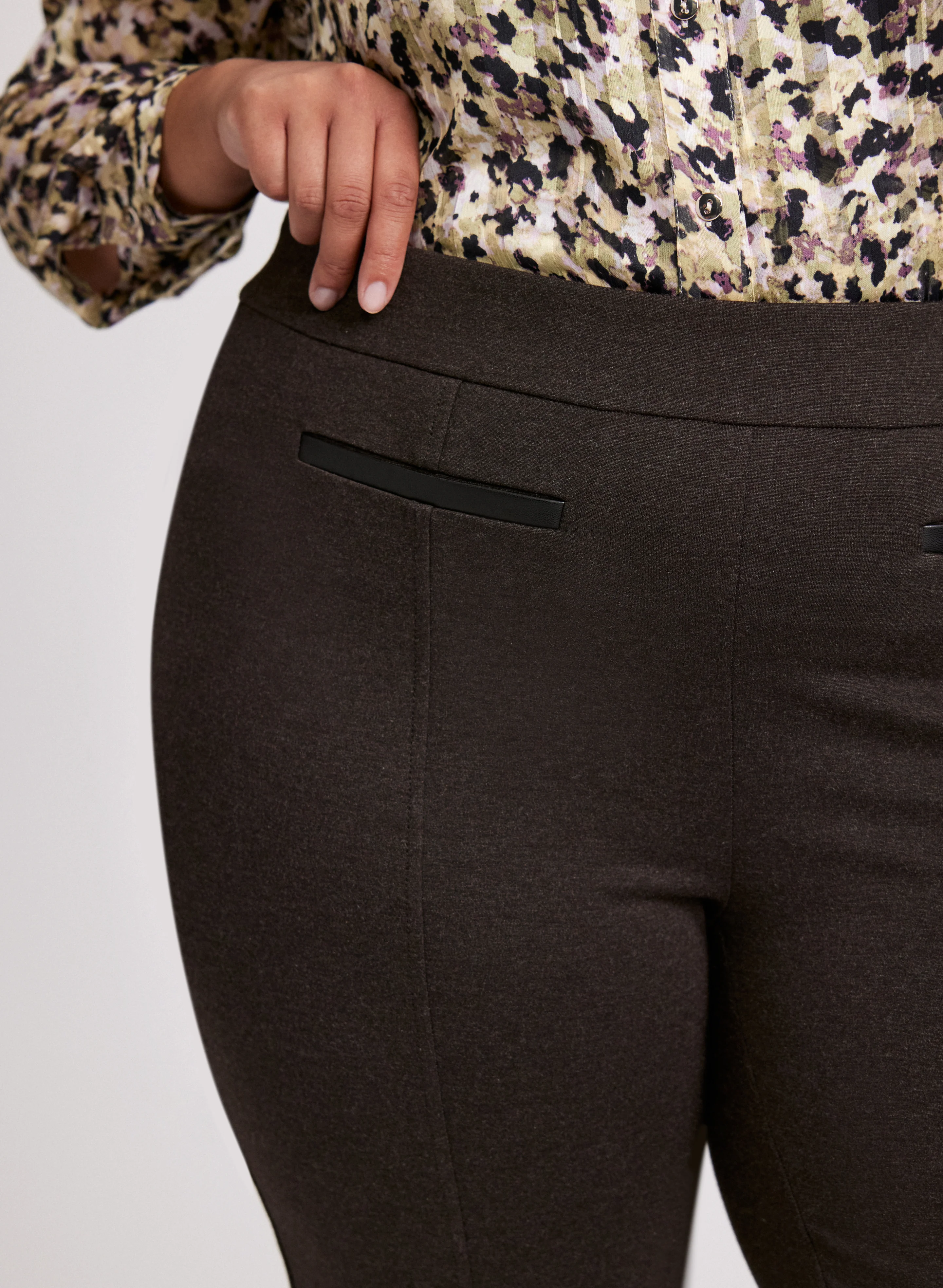 Sofia Pull-On Straight-Leg Pants - Image 5