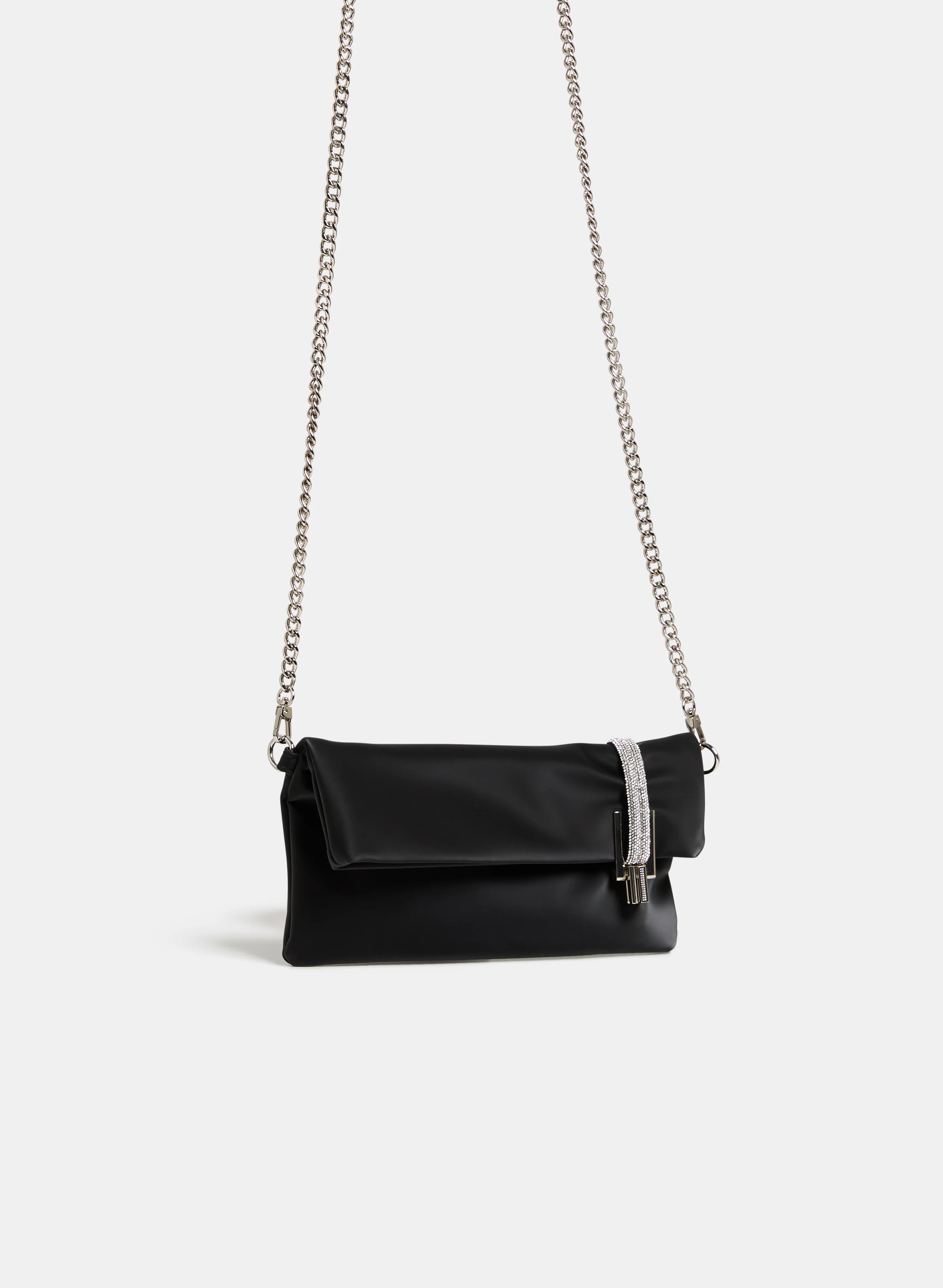 Rectangular Satin Clutch - Image 3