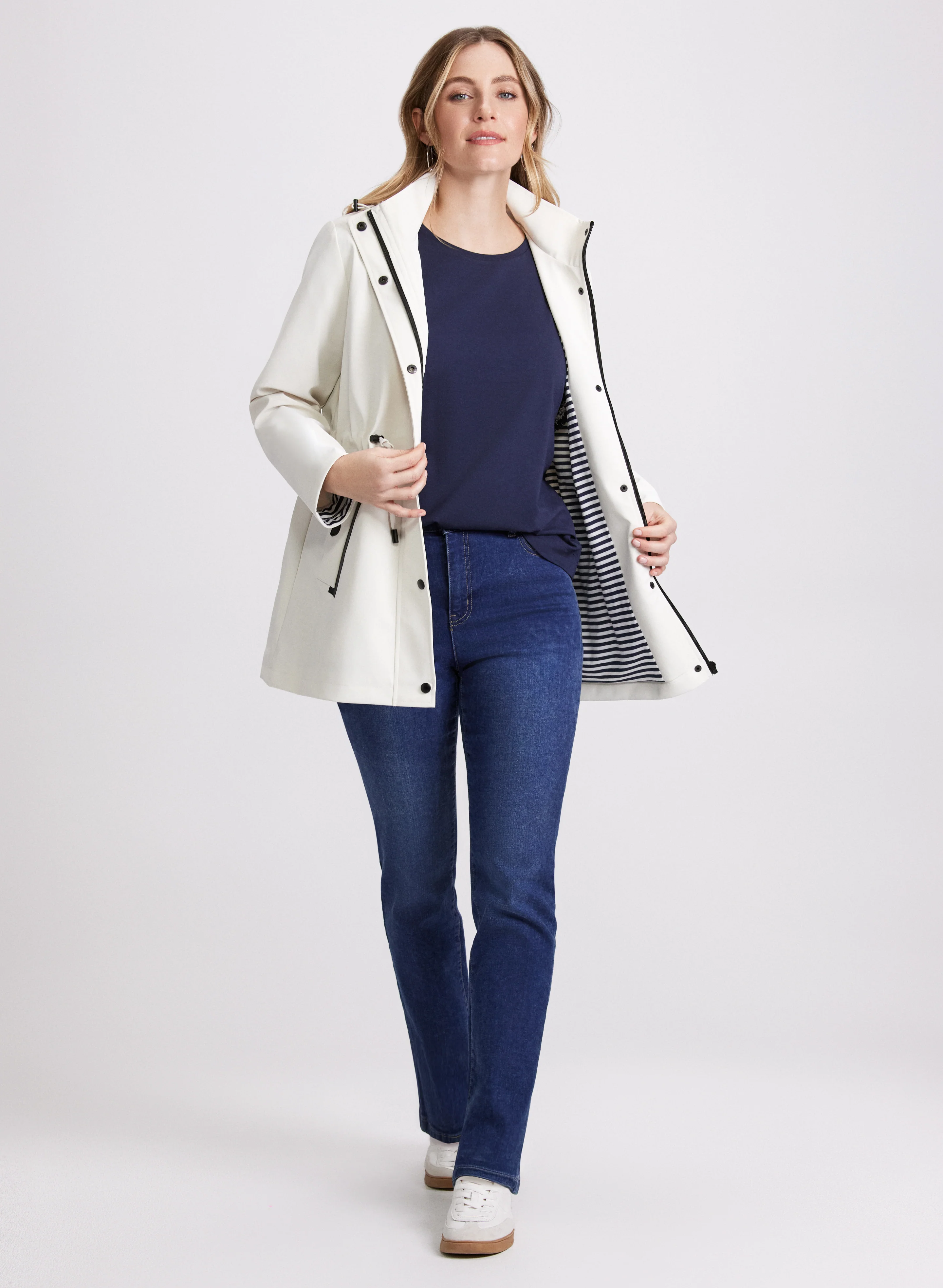 Removable Hood Rain Coat - Image 3