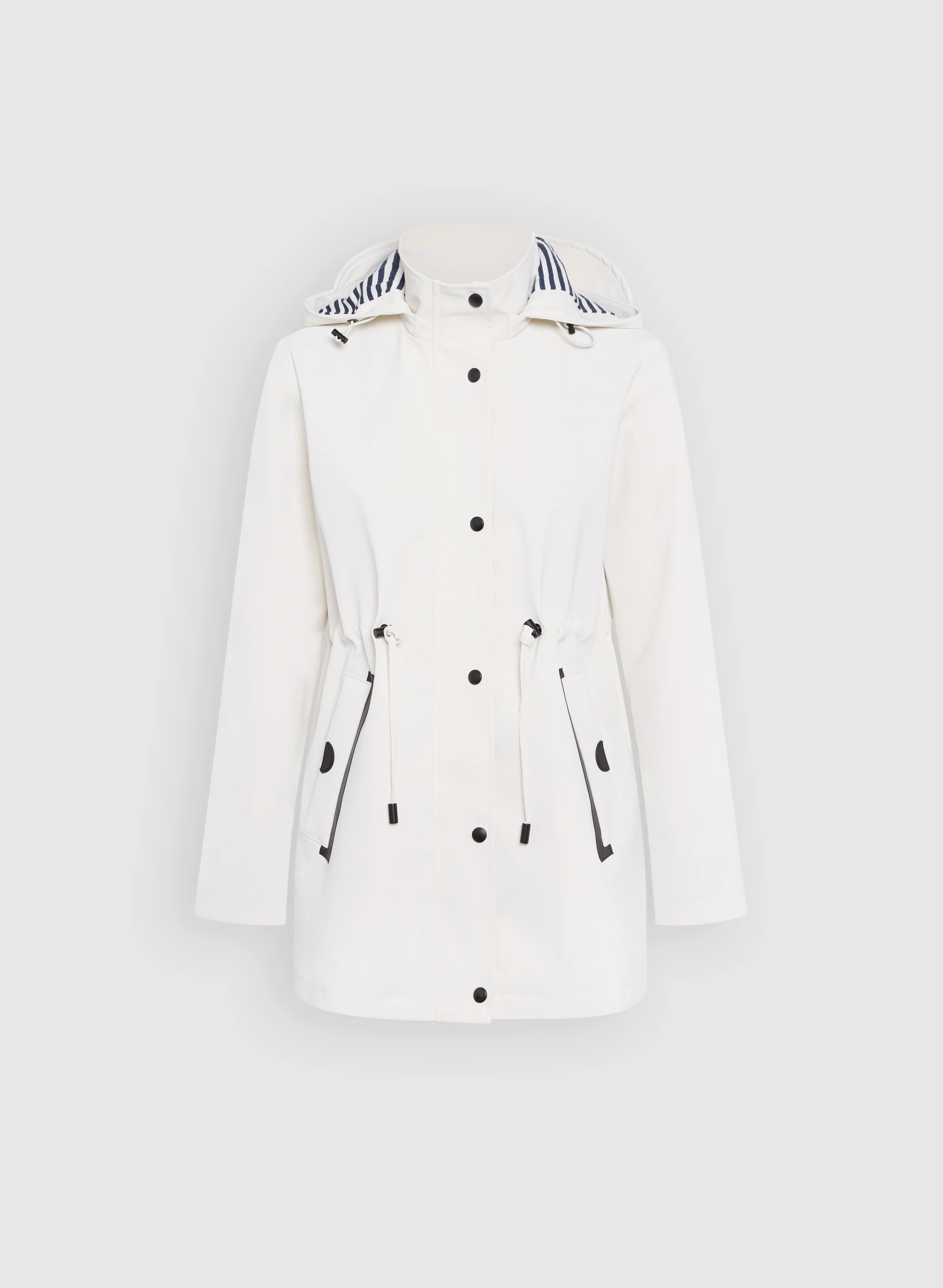 Removable Hood Rain Coat - Image 6