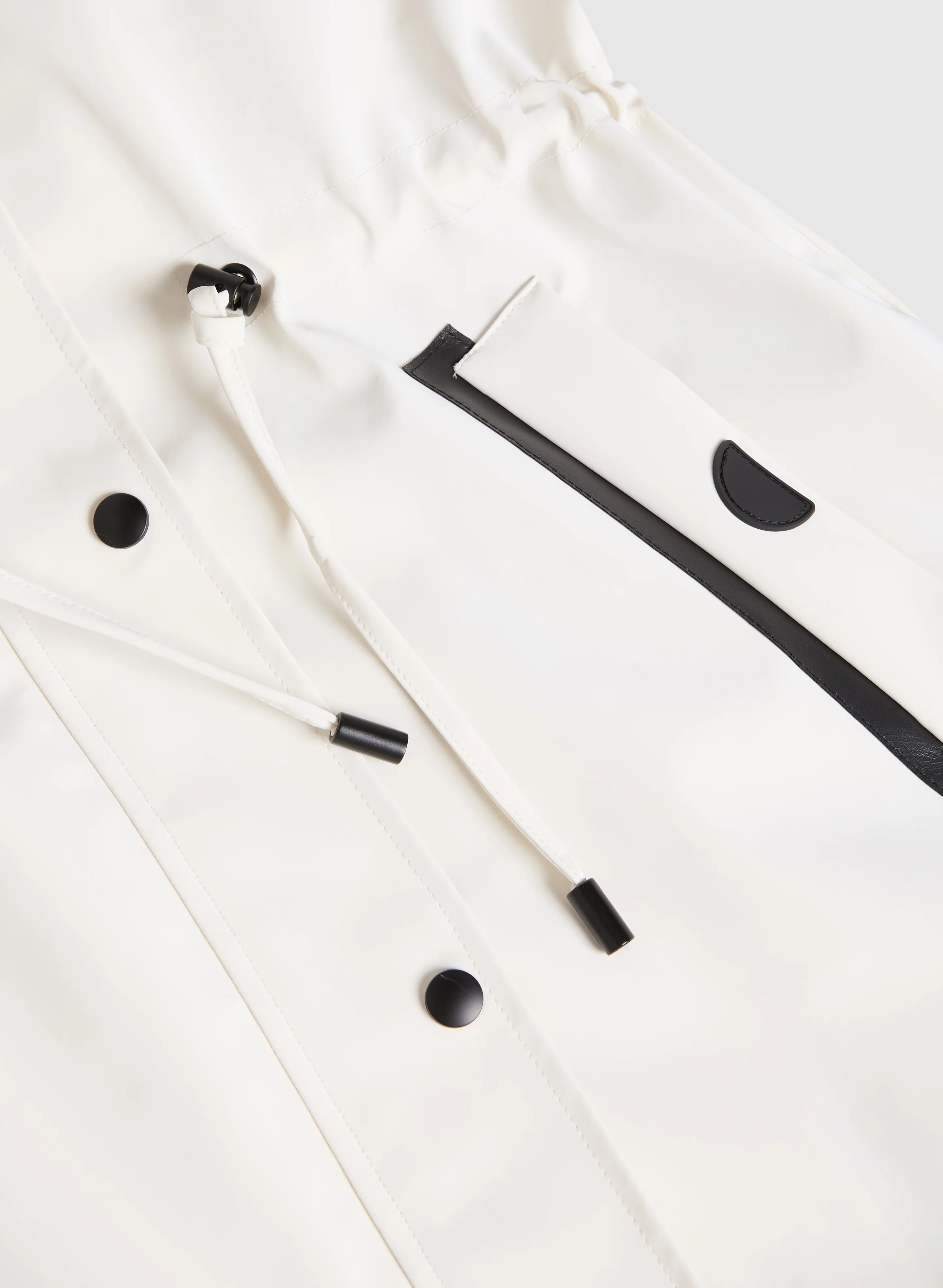 Removable Hood Rain Coat - Image 7