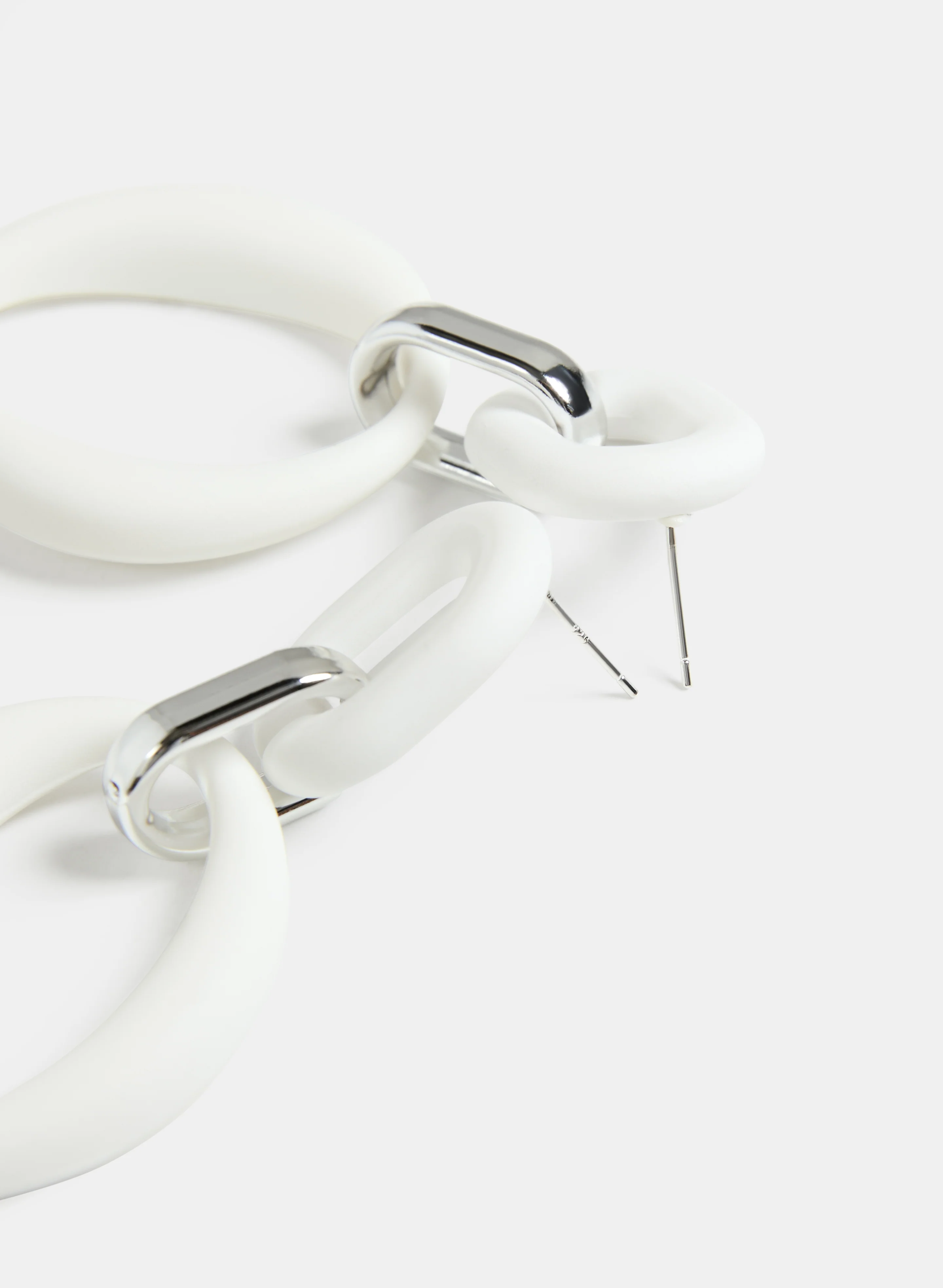 Rubber Oval Earrings - Image 2
