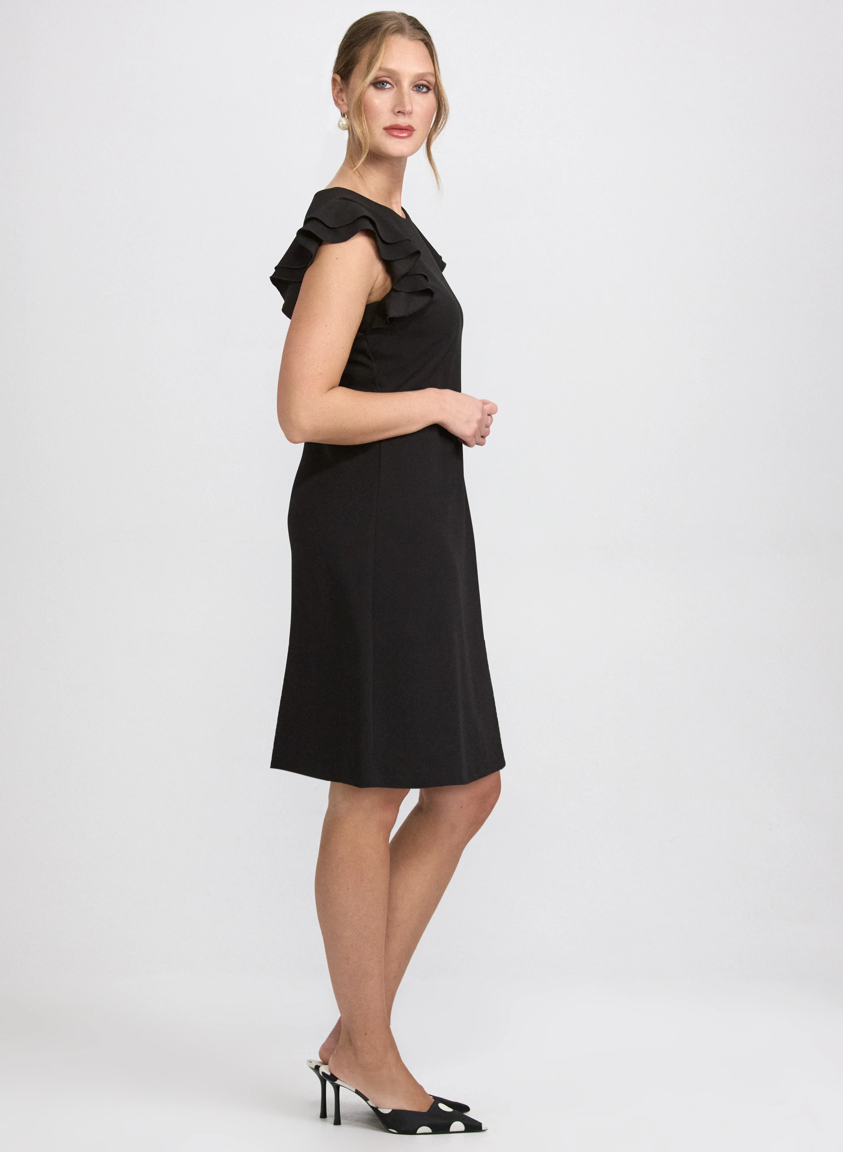 Ruffle Sleeve Dress - Image 3