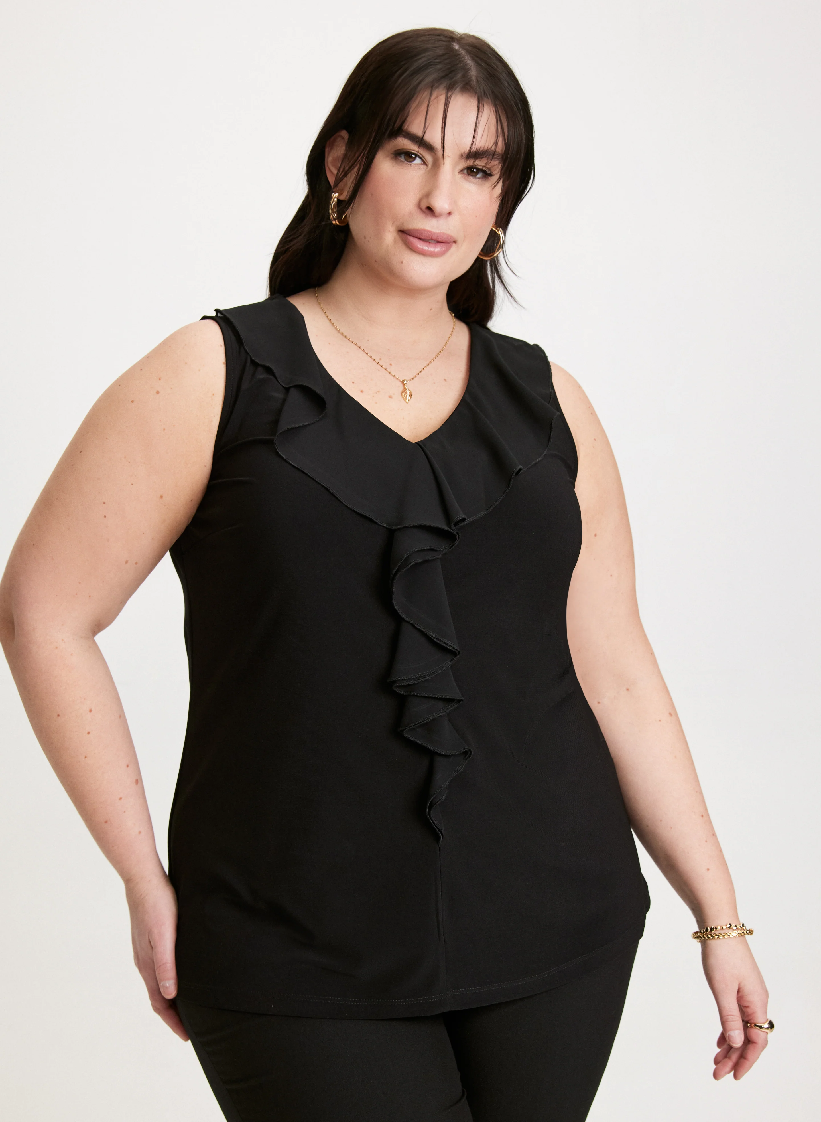 Ruffled Sleeveless Top - Image 5