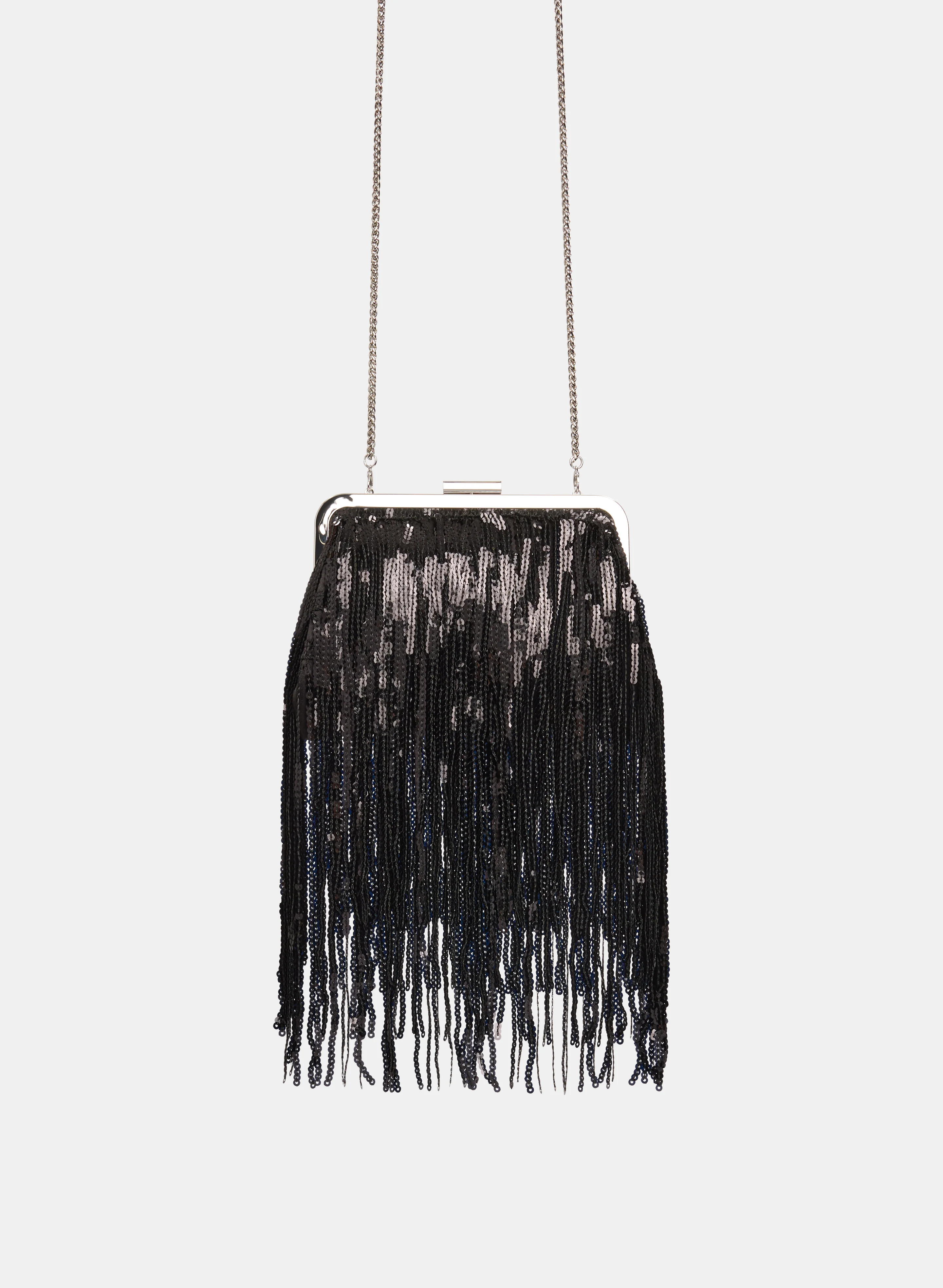 Sequin Fringe Bag