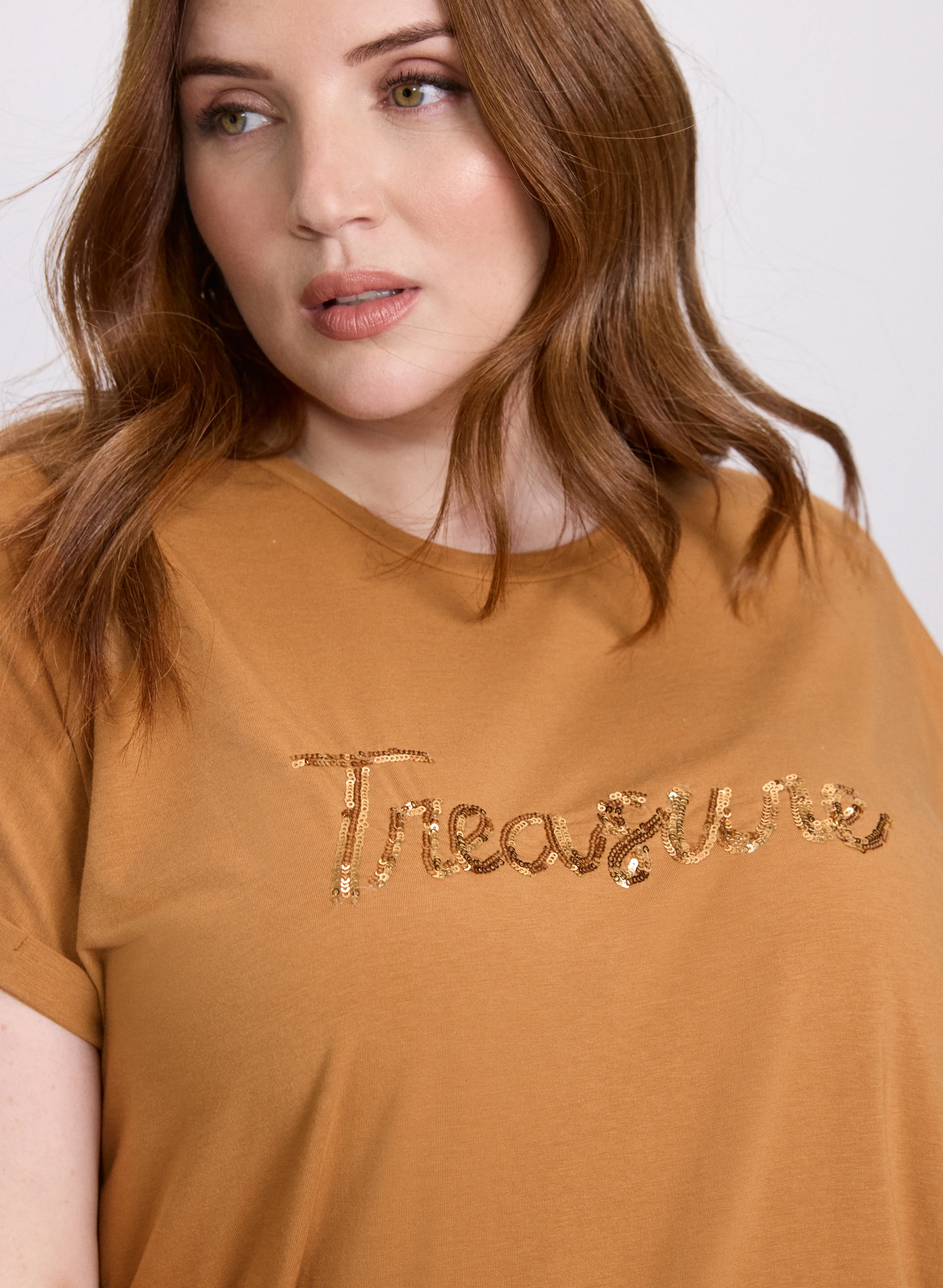 Sequined Script Tee - Image 3