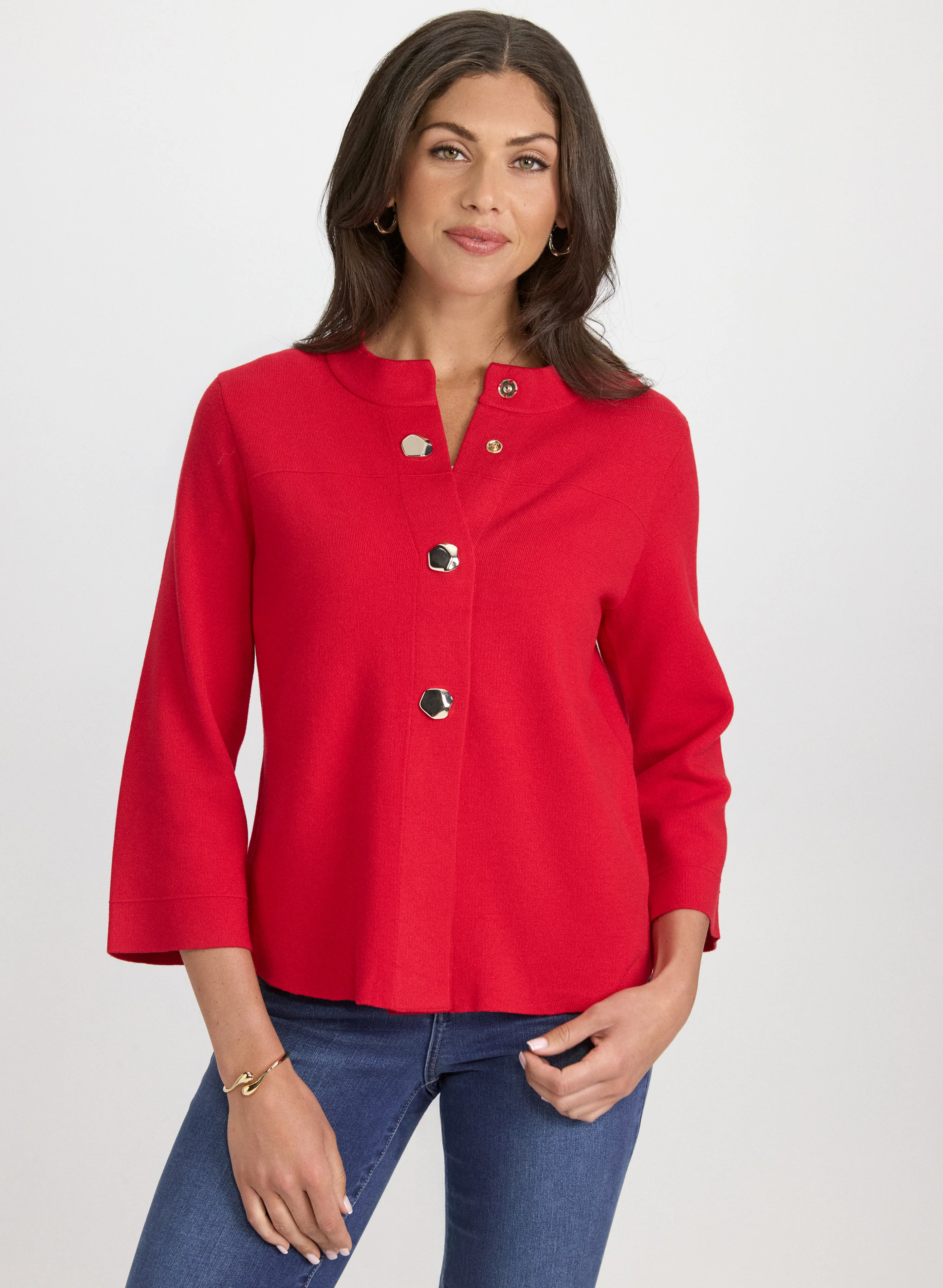 Short Knit Cardigan