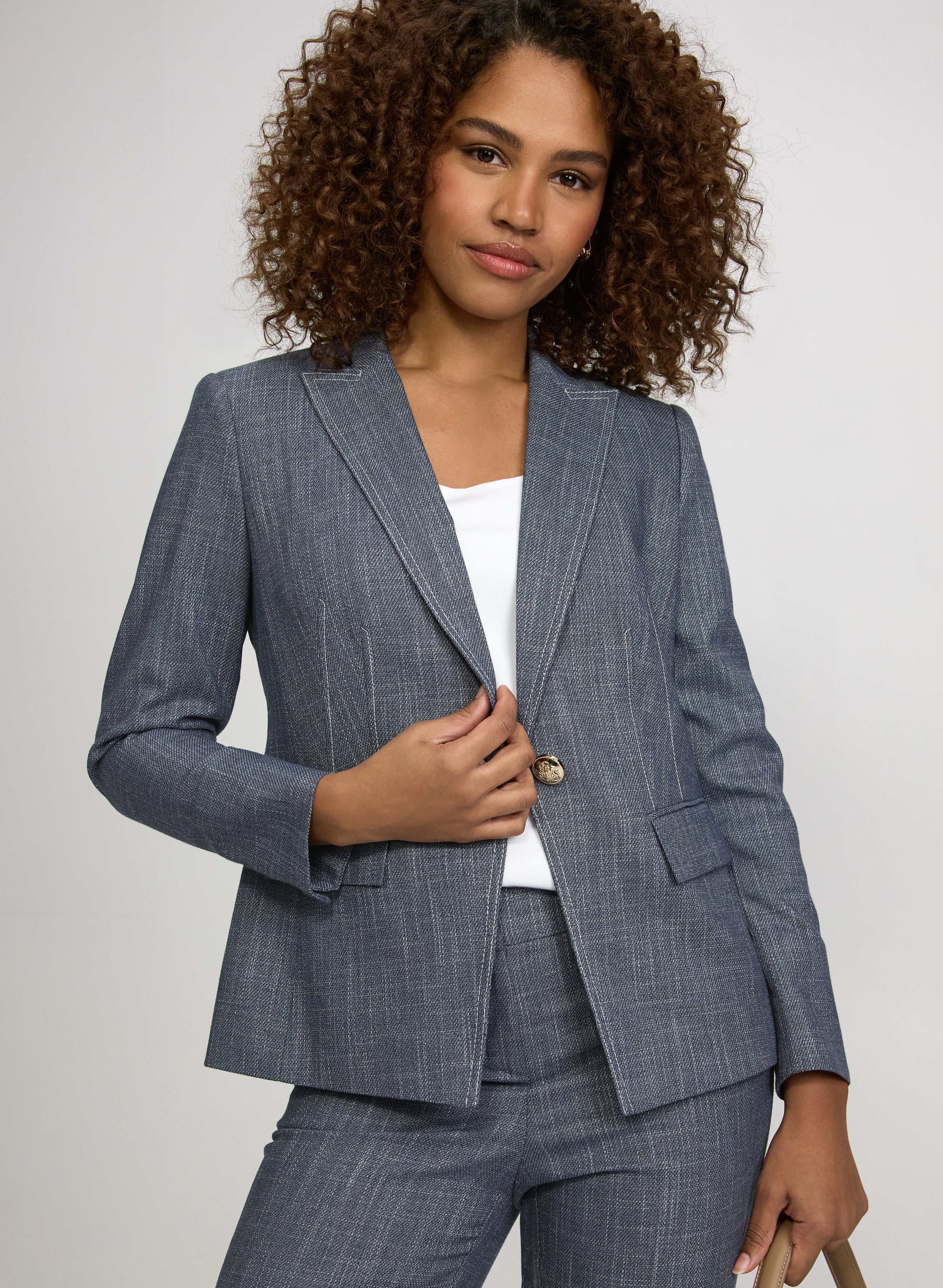 Single-Button Blazer