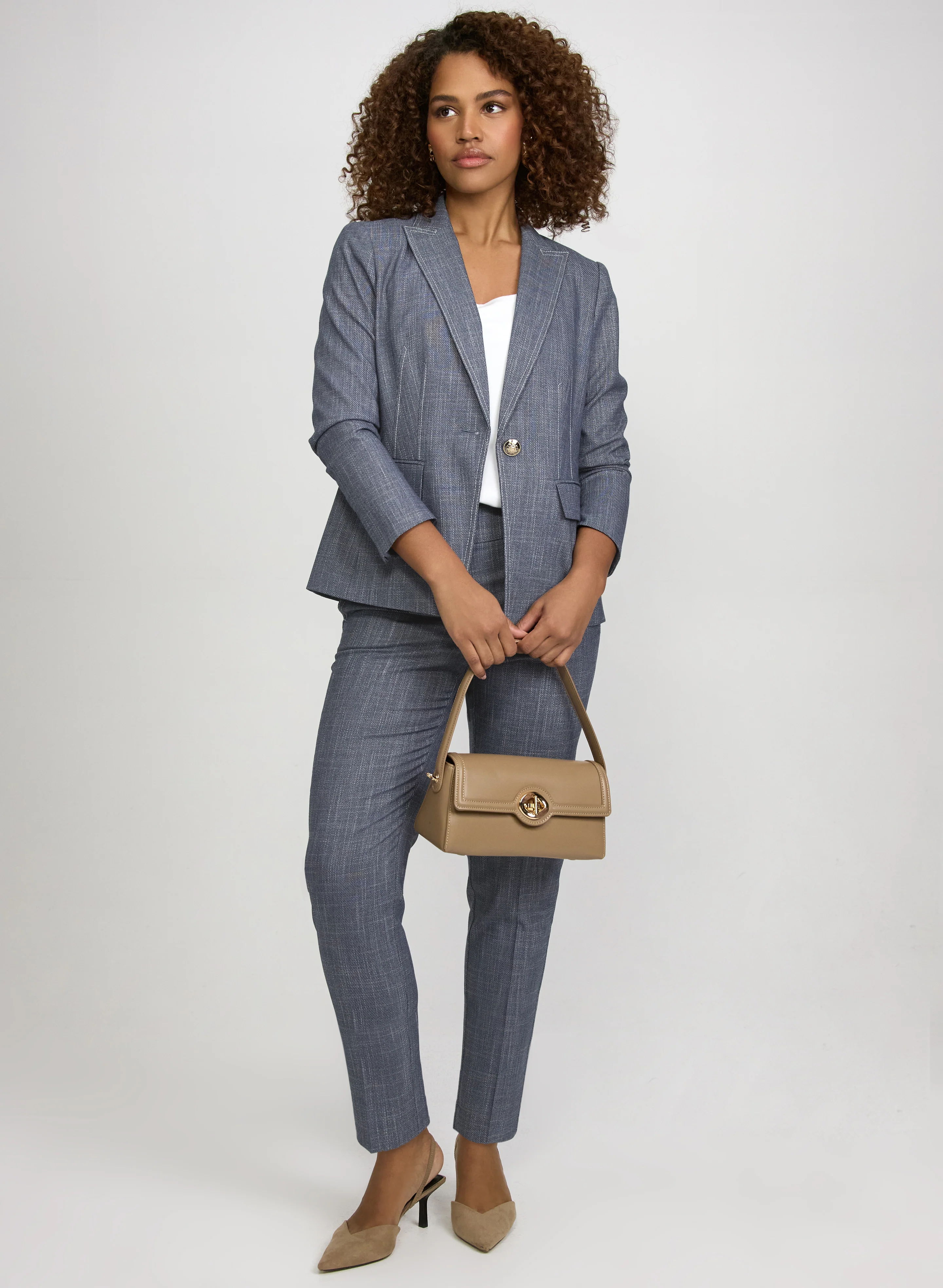 Single-Button Blazer - Image 3