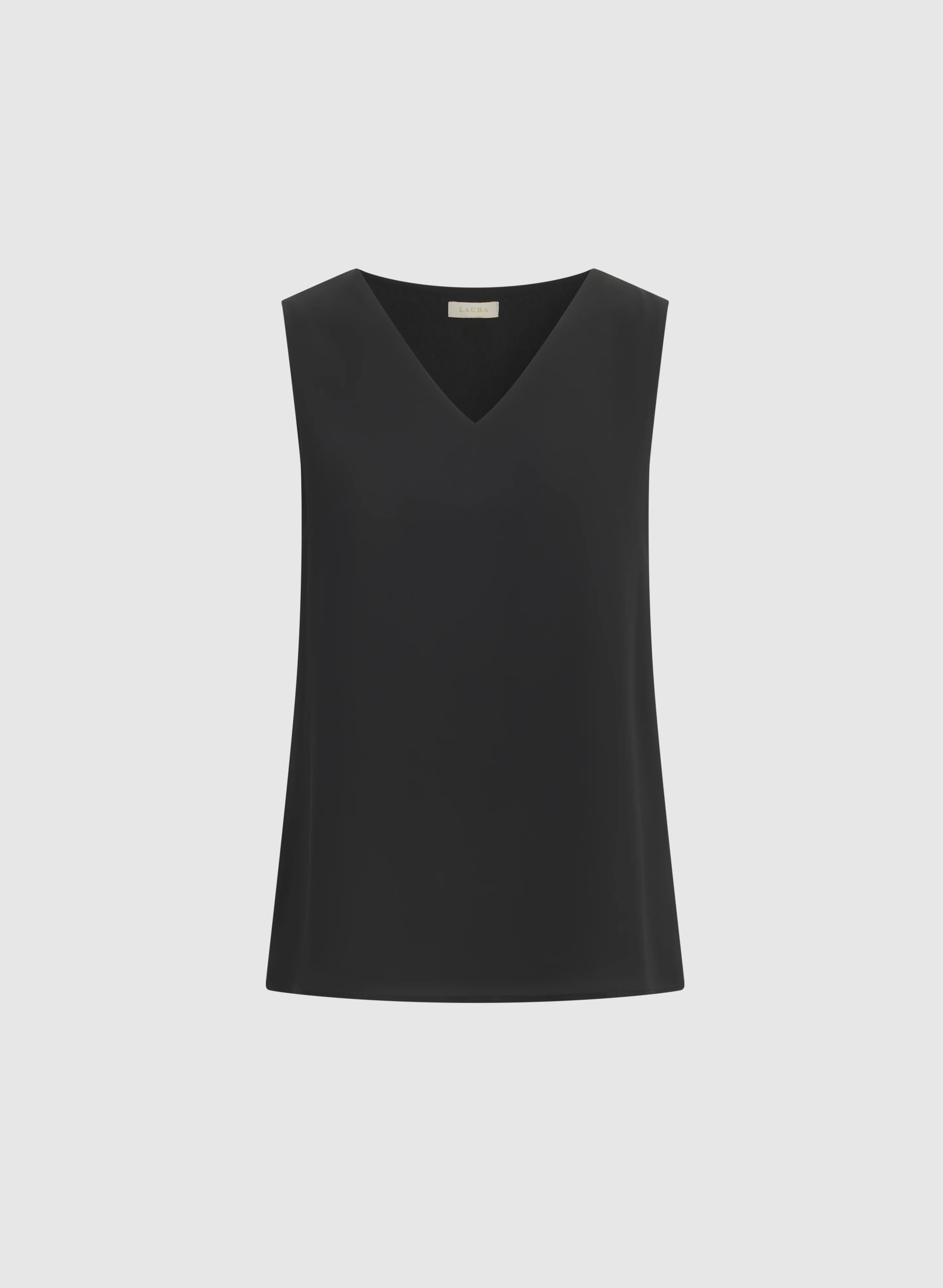 Sleeveless Crepe Blouse - Image 5