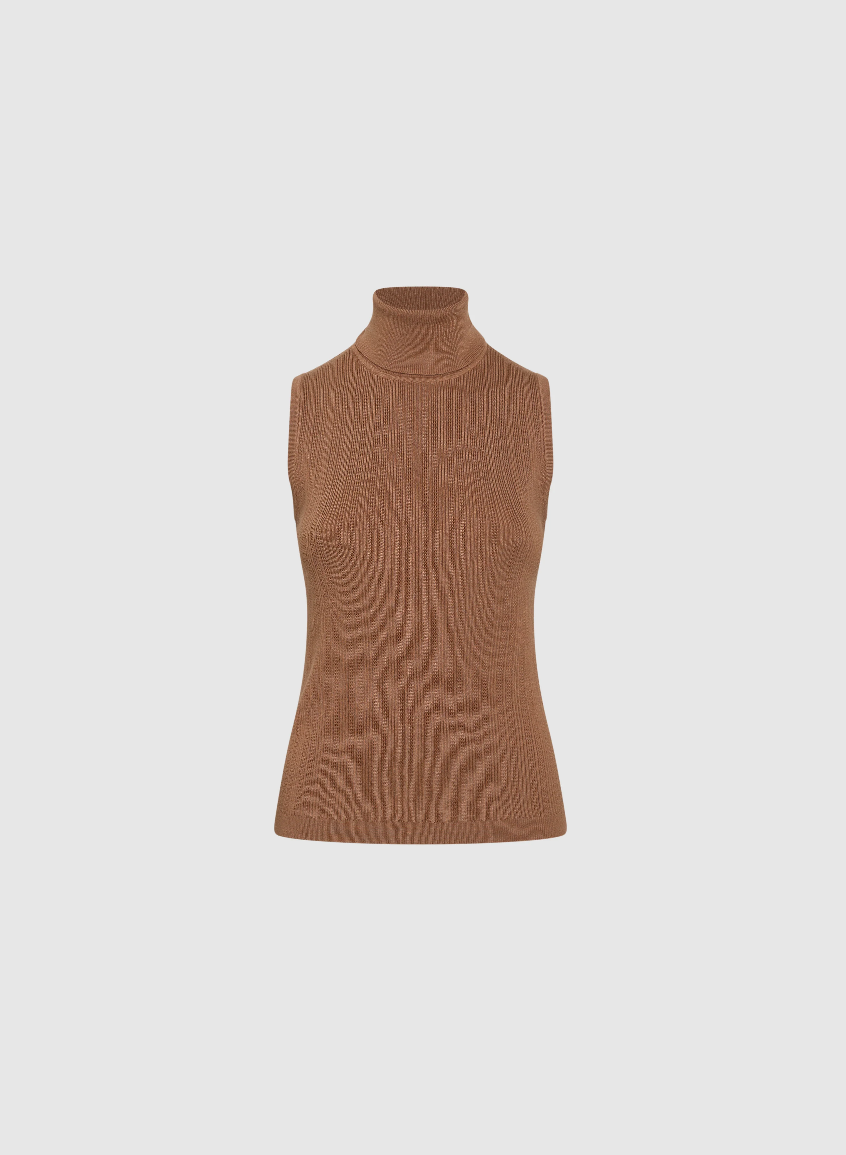 Sleeveless Knit Turtleneck - Image 6