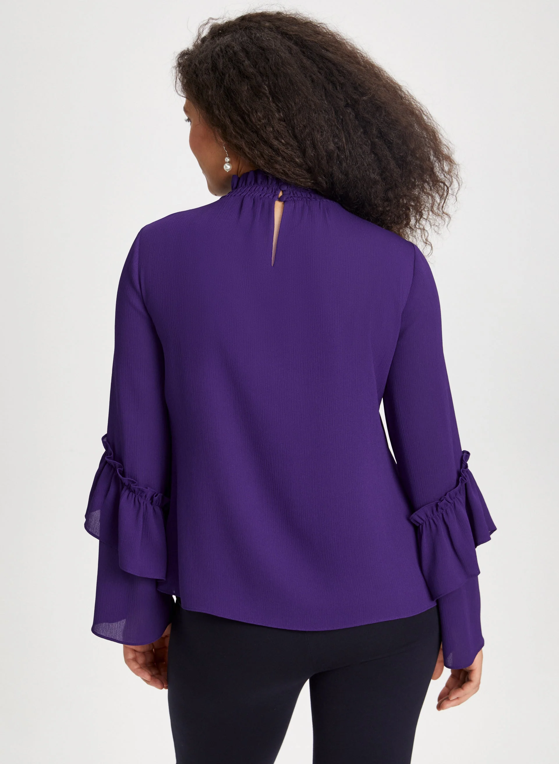 Smock Neck Blouse - Image 4