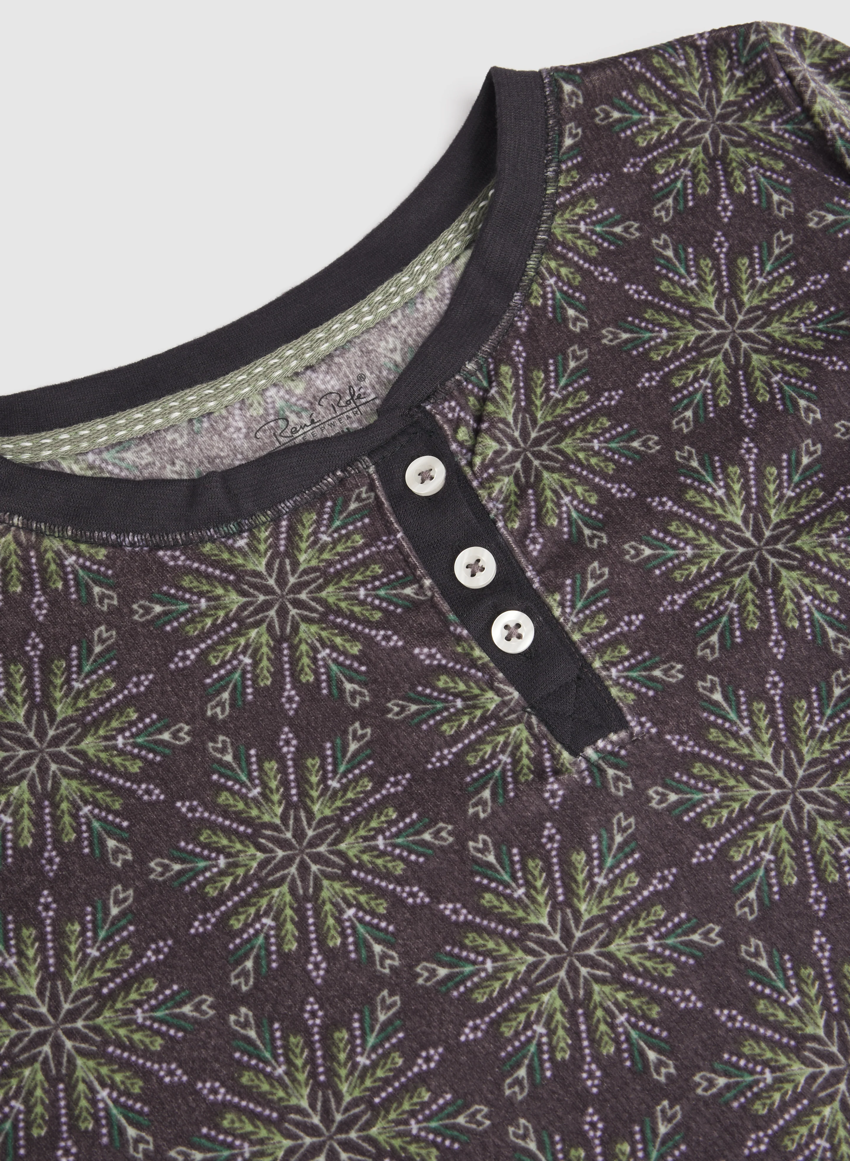 Snowflake Print Pyjama Set - Image 7