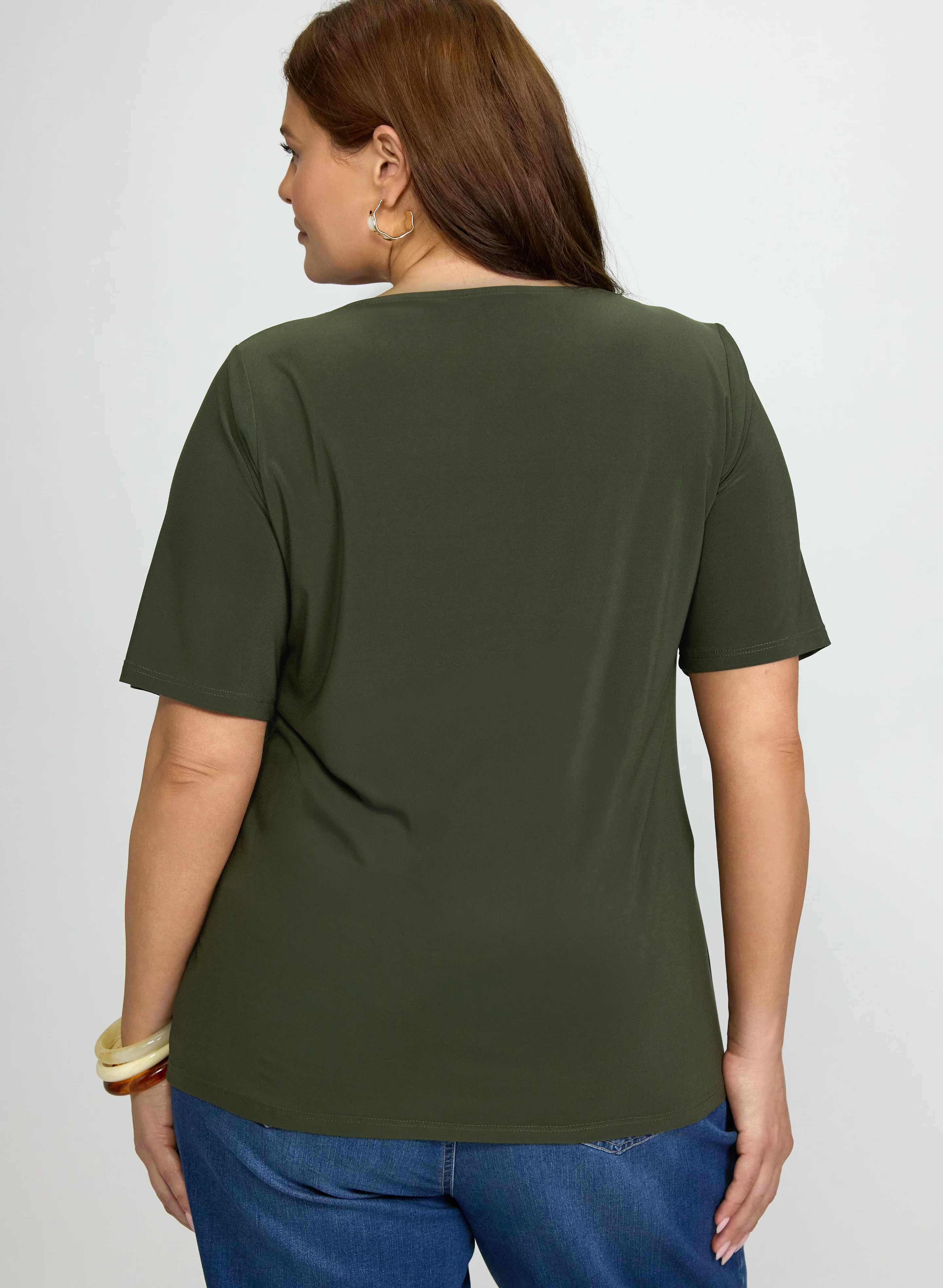 Solid Jersey Top - Image 2